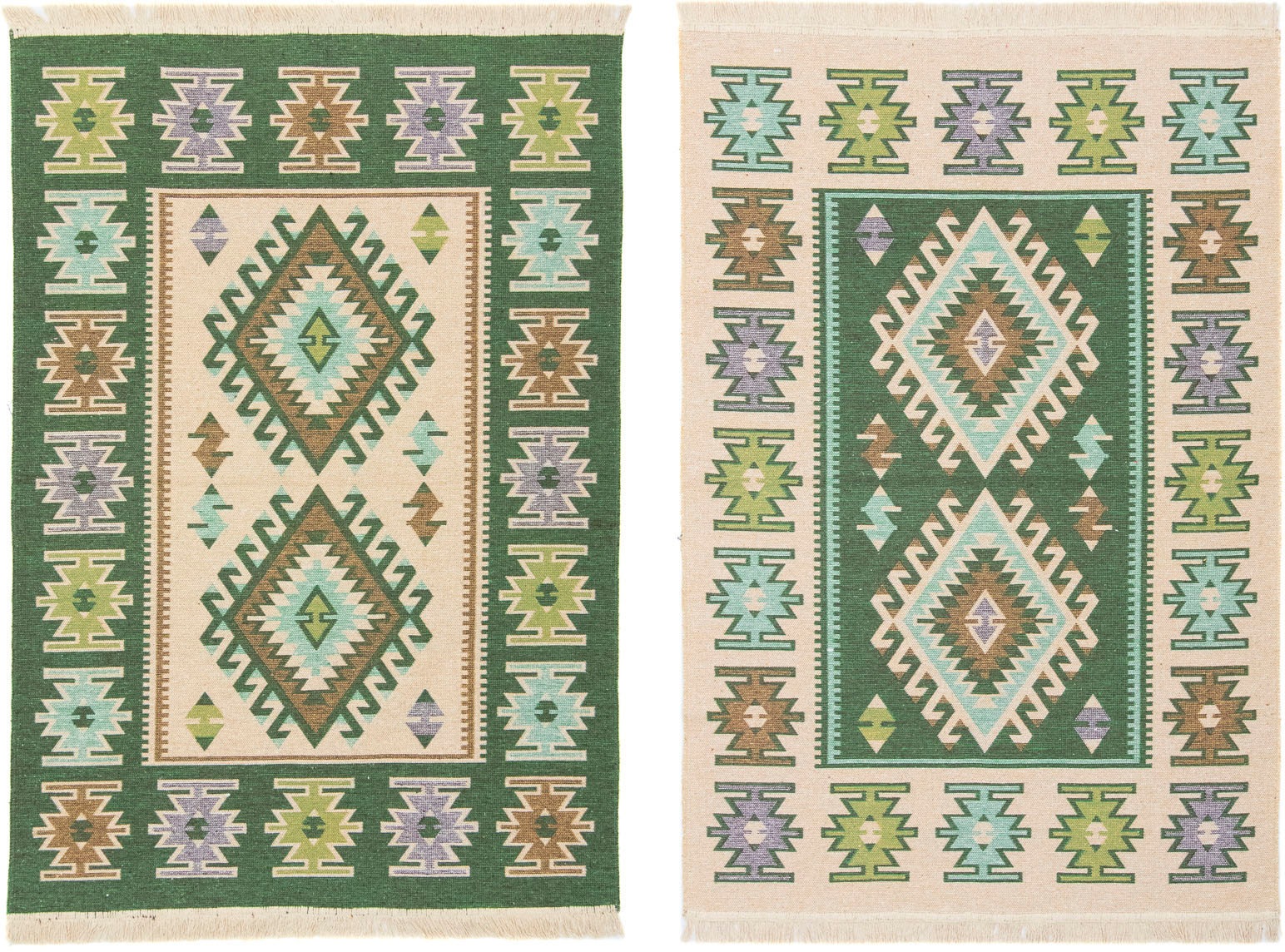 morgenland Wollteppich »Kelim Teppich Ariz«, rechteckig, 5 mm Höhe, reine Baumwolle