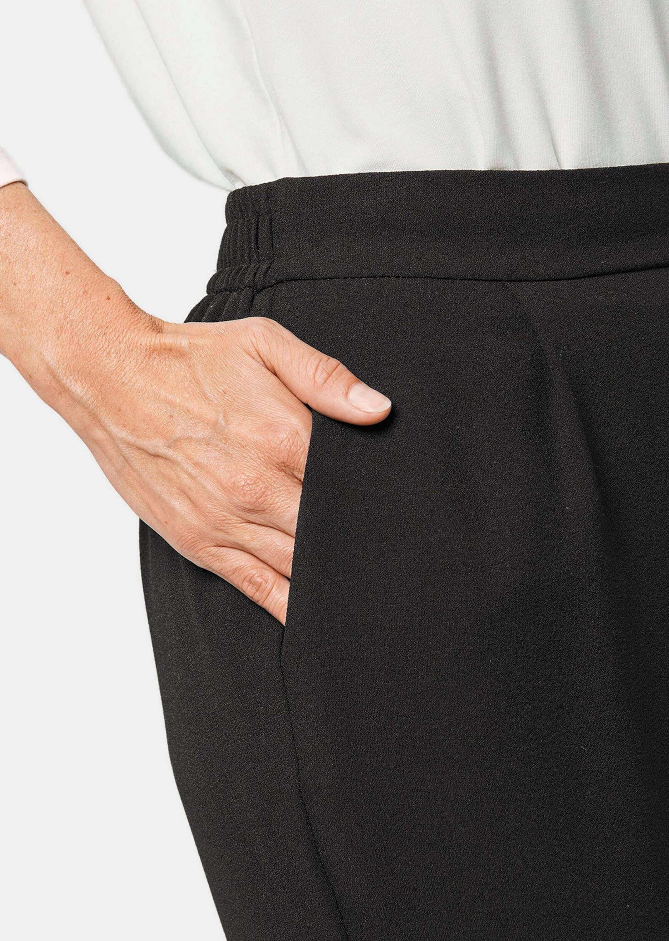 GOLDNER Stoffhose »Hose MARTHA Schicke Stoffhose MARTHA mit Teildehnbund«