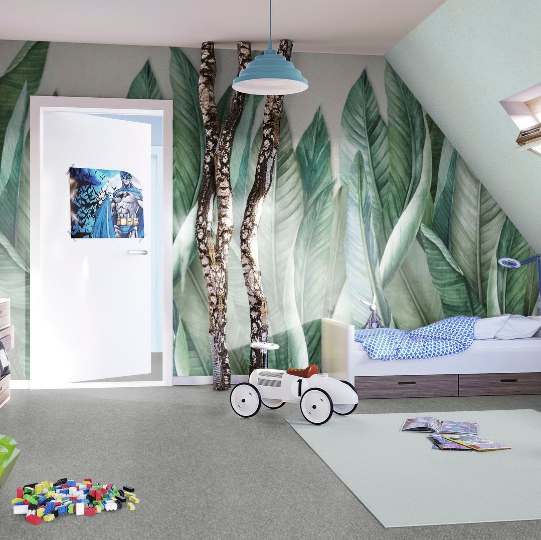 Vorwerk Teppichboden »Passion 1091 (Metro), Schlinge - Uni Farben, Made in Germany«, rechteckig, 6,3 mm Höhe, Wohnzimmer, Schlafzimmer, Kinderzimmer, Breite 400/500 cm