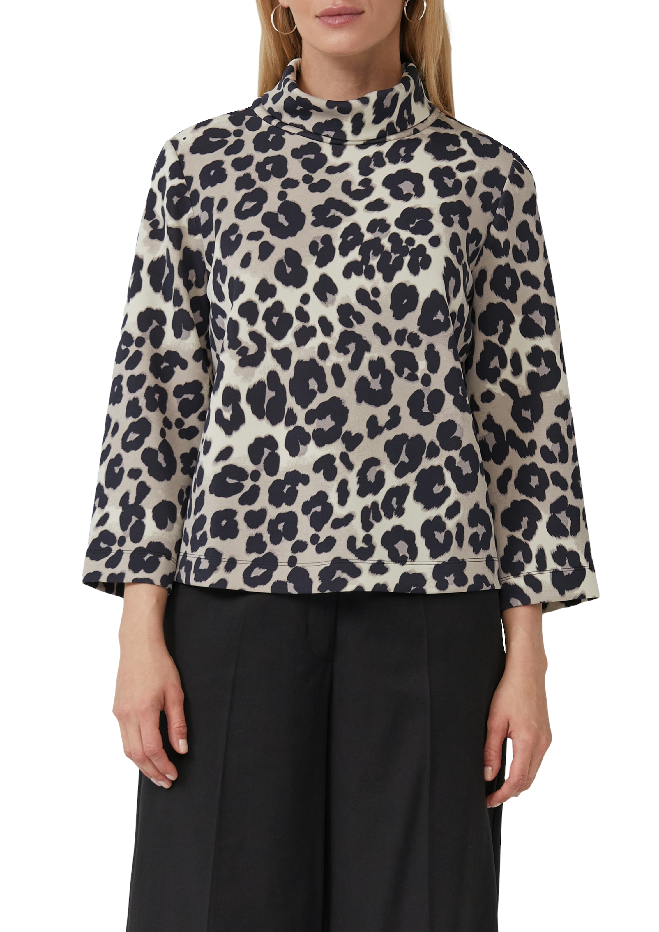 s.Oliver BLACK LABEL Sweatshirt, mit All-Over Print günstig online kaufen