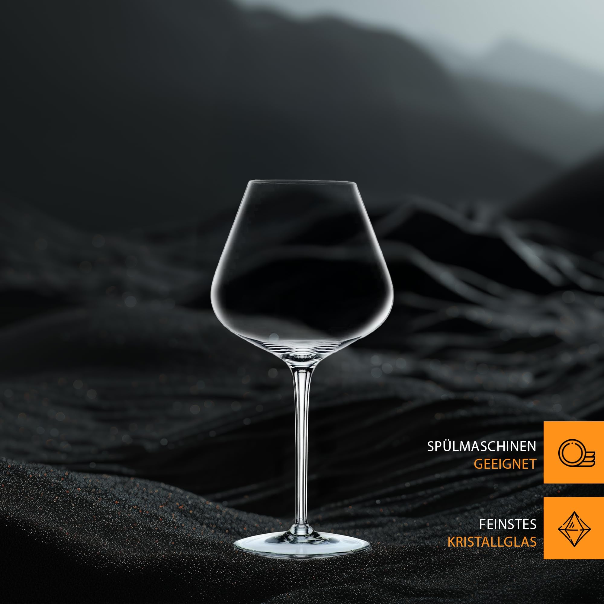 Nachtmann Rotweinglas »Burgundergläser ViNova 840 ml 4er Set transparent«