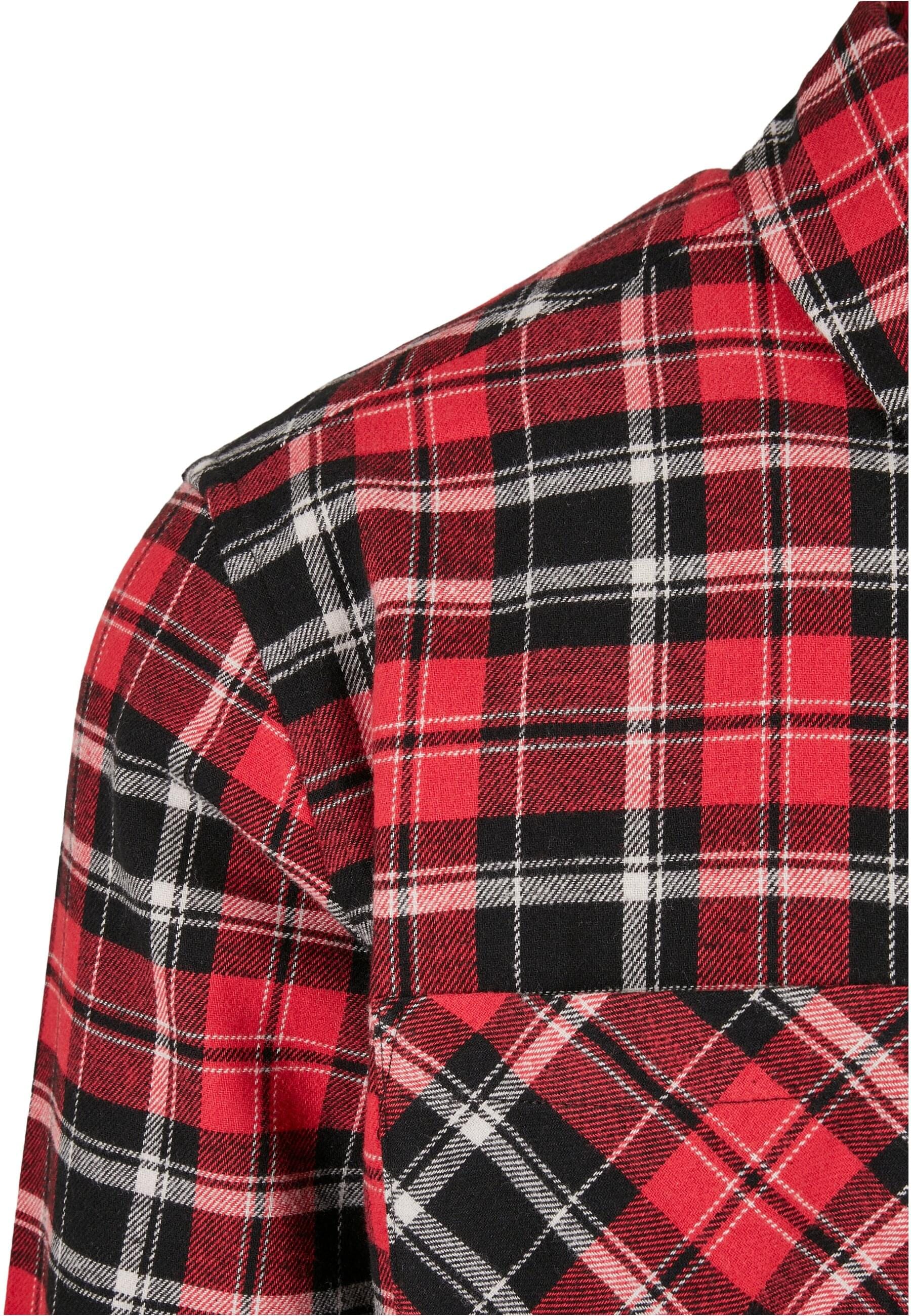 URBAN CLASSICS Langarmhemd »Urban Classics Herren Checked Roots Shirt«, (1 tlg.)