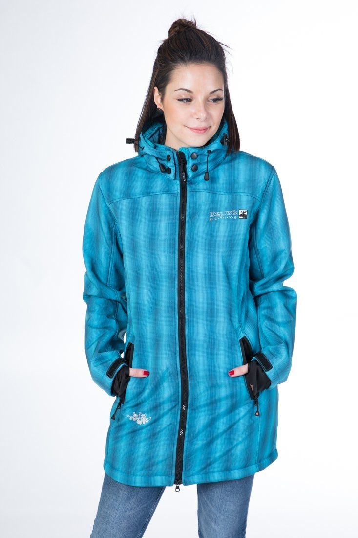 DEPROC Active Softshellmantel »KEELE PEAK II WOMEN«, auch in Großen Größen erhältlich