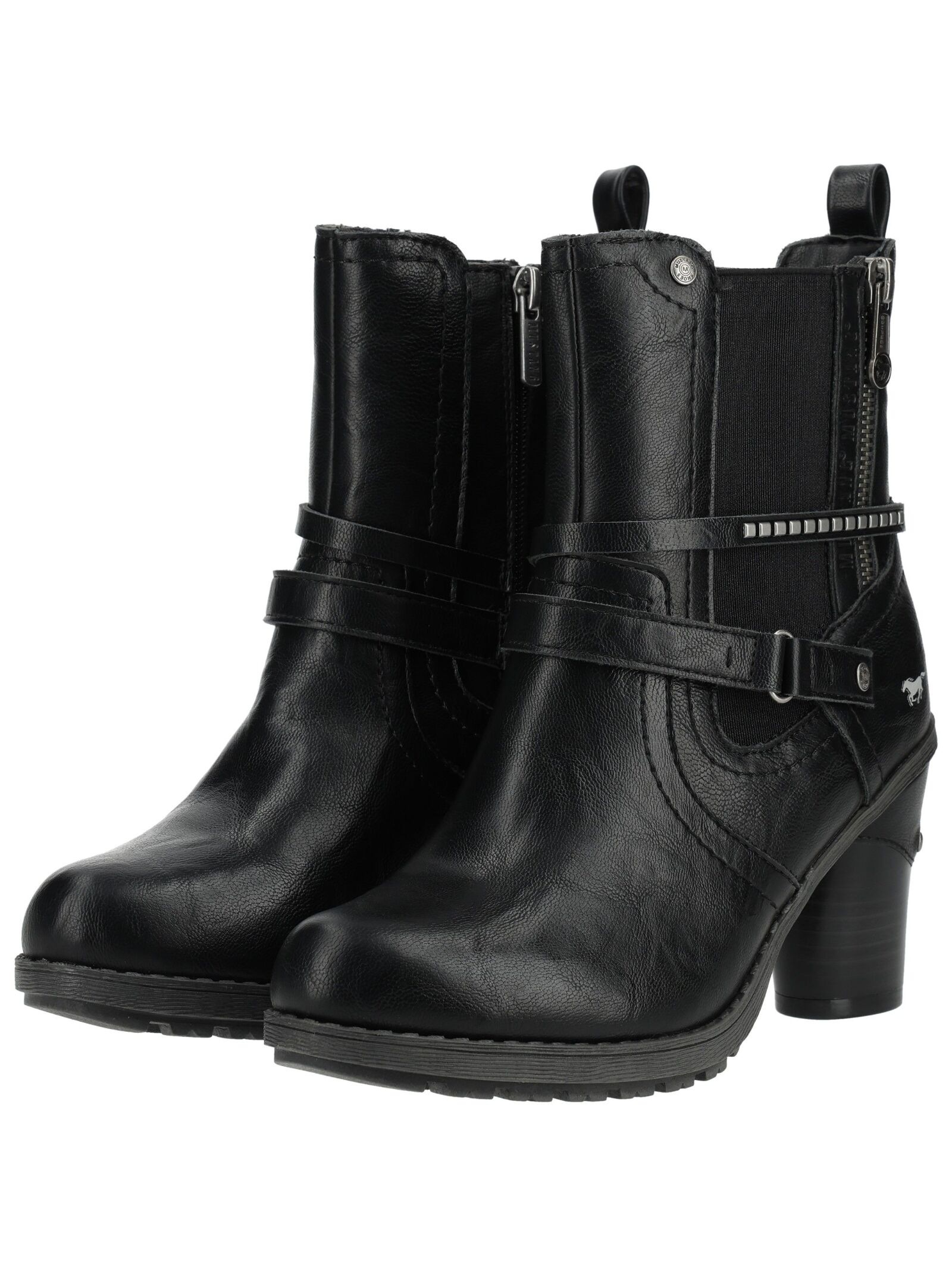 Mustang Shoes High-Heel-Stiefelette »Mustang Shoes Stiefelette Lederimitat«