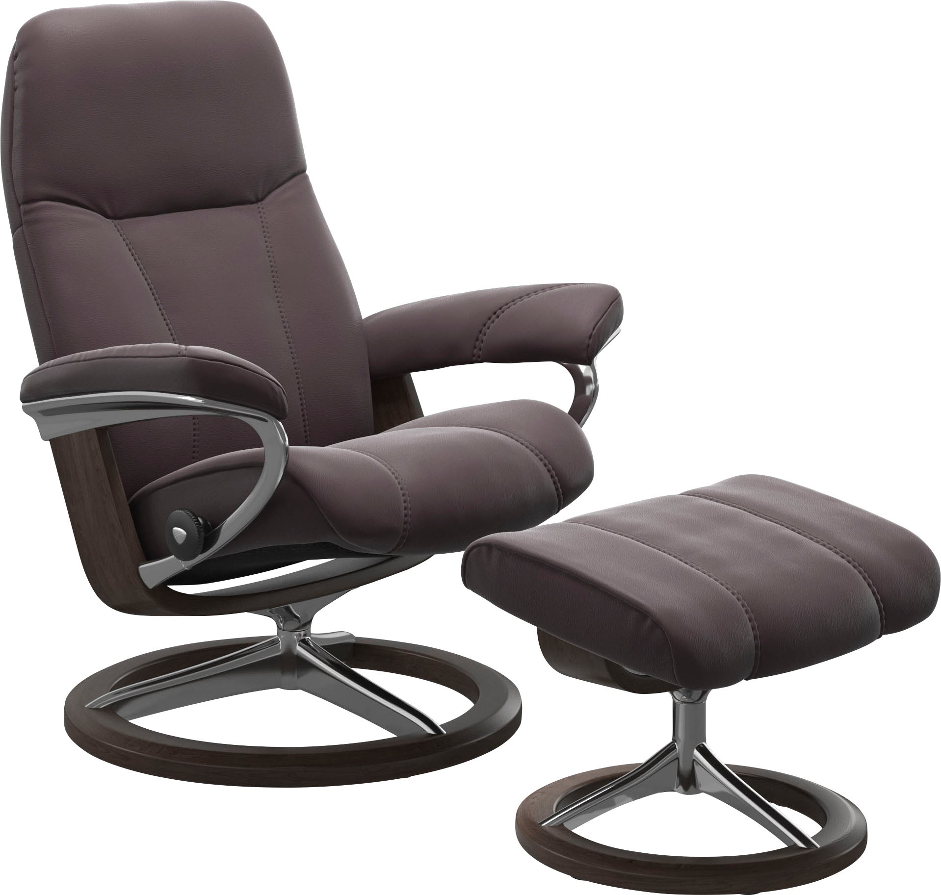 Stressless Relaxsessel "Consul" mit Signature Base, Größe M, Gestell Wenge