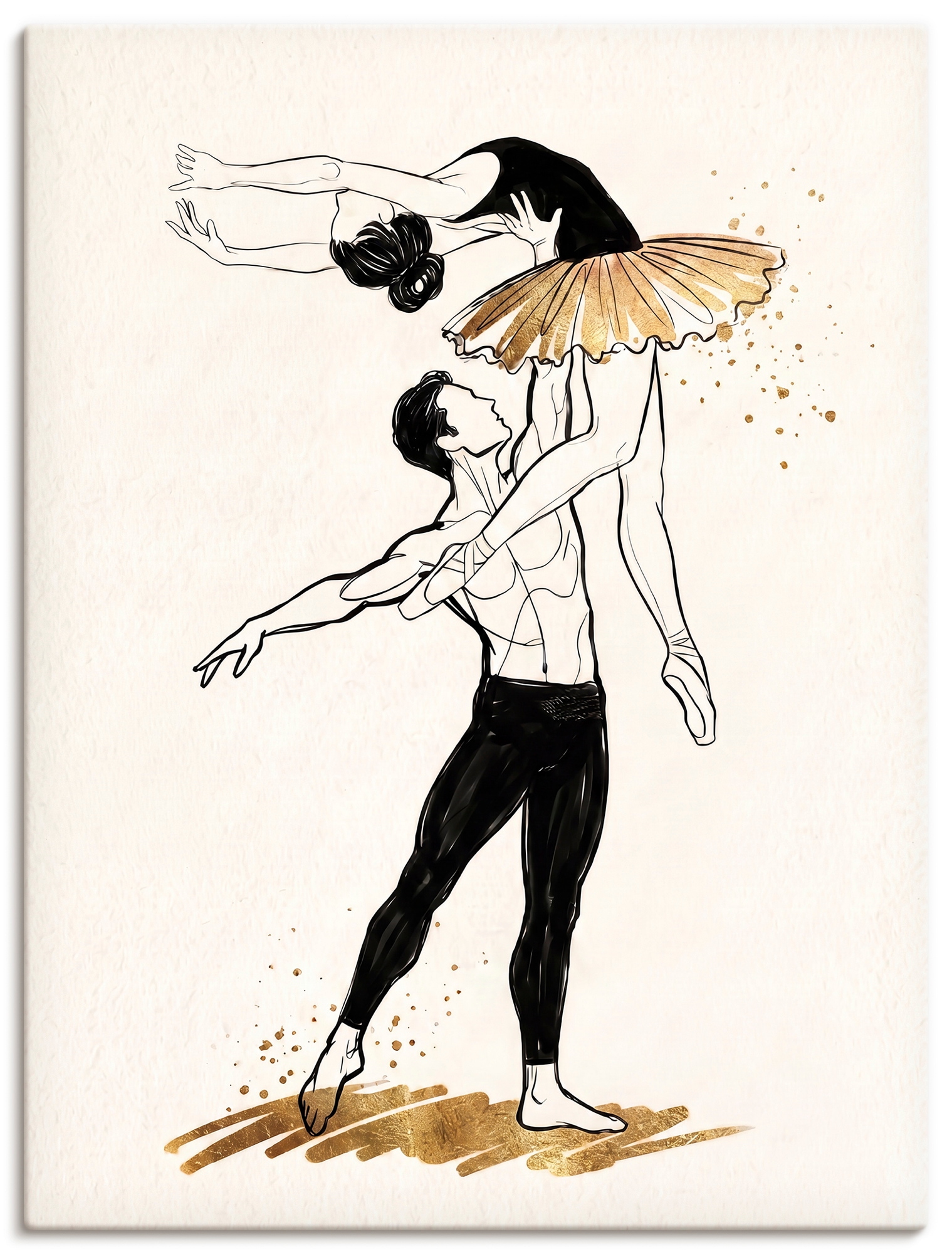 OTTO home Wandbild "Ballet I" Tanz 1 Stk. tlg. als Poster oder Leinwandbild in versch. Größen