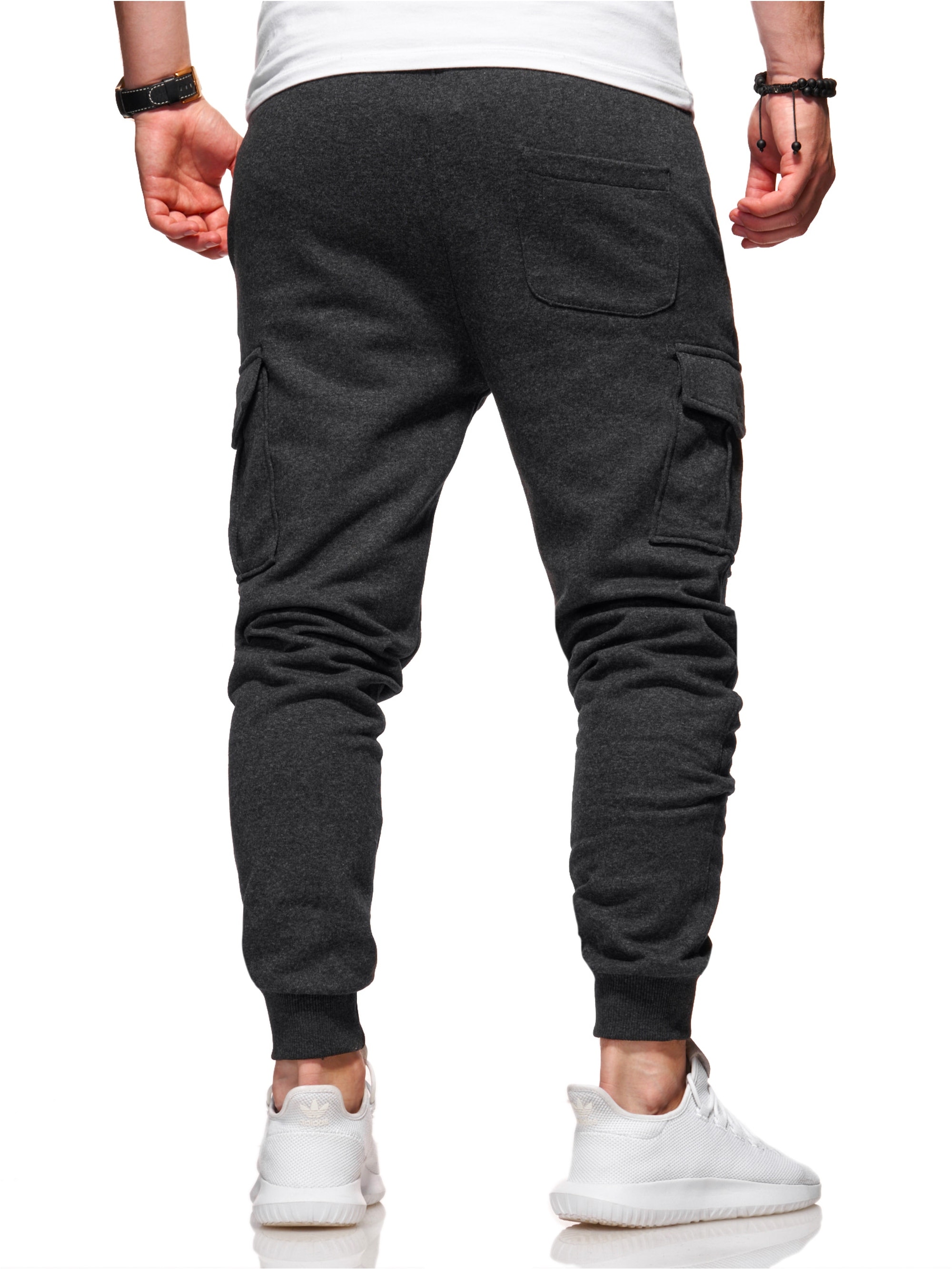 behype Sweathose »Combat«, mit modernen Cargo-Taschen