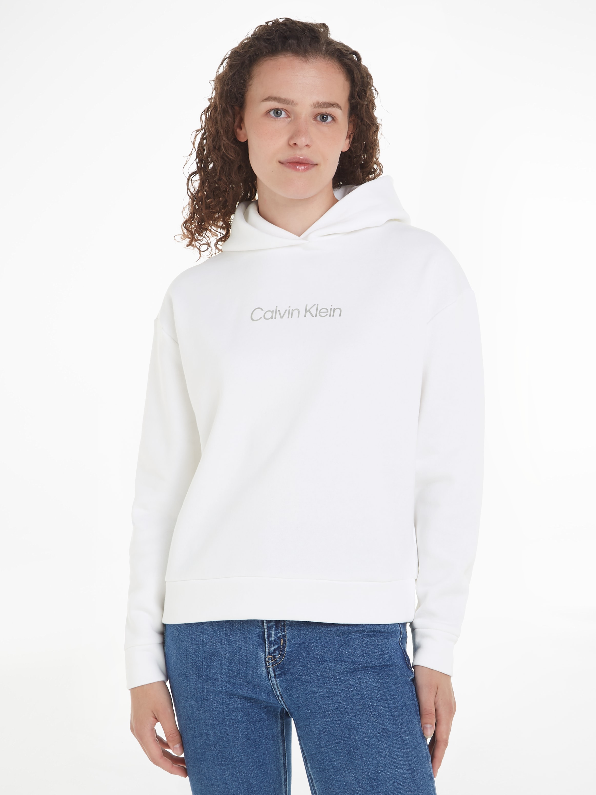 Kapuzensweatshirt »HERO METALLIC LOGO HOODIE«, mit Calvin Klein Print auf der Brust