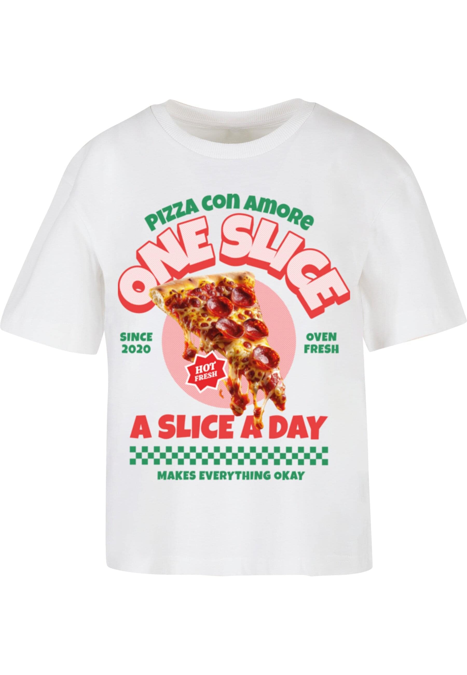 Miss Tee T-Shirt "Miss Tee Pizza Con Amore Tee", 1 Stk. günstig online kaufen