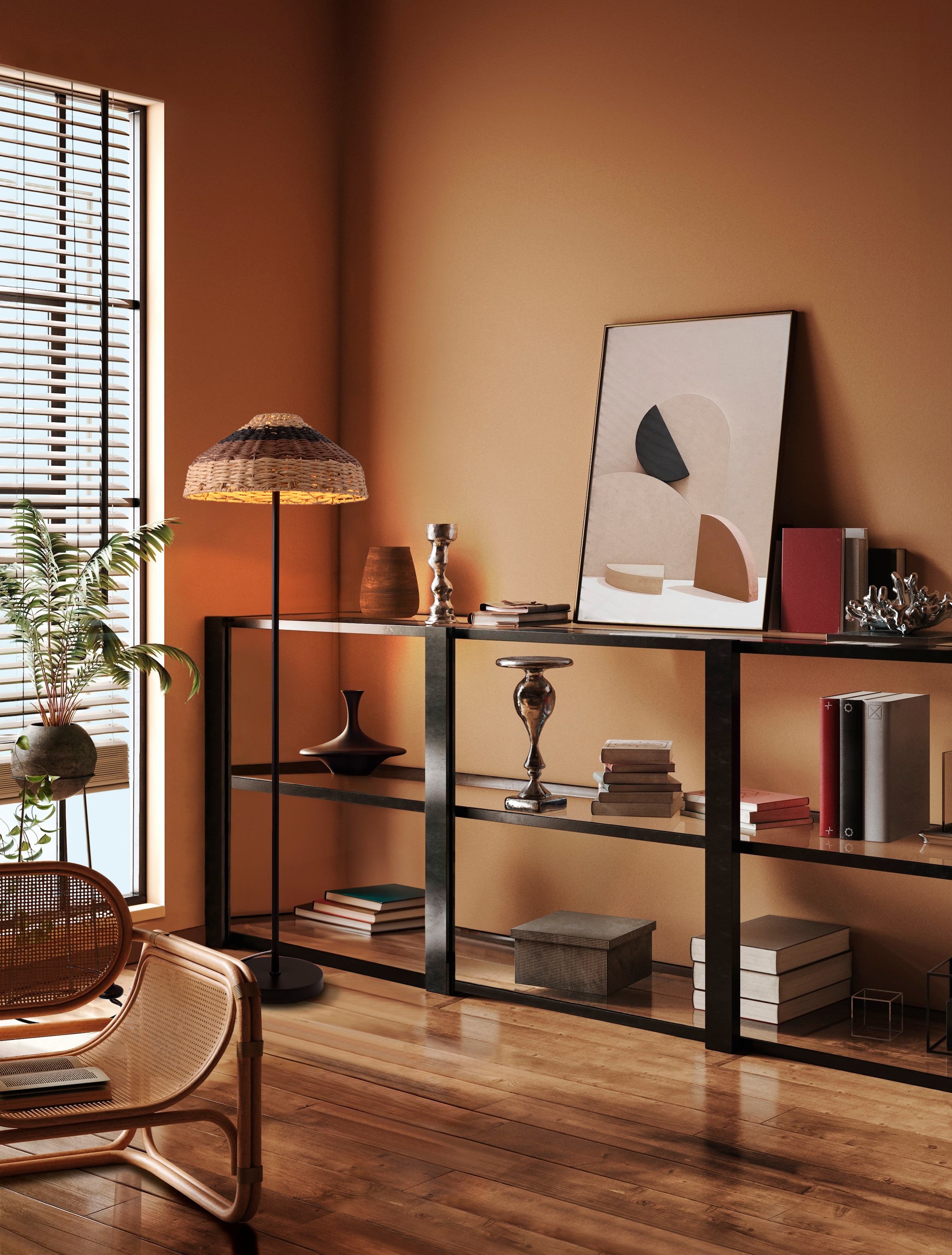 Nova Luce Stehlampe »CARO«, 2 flammig