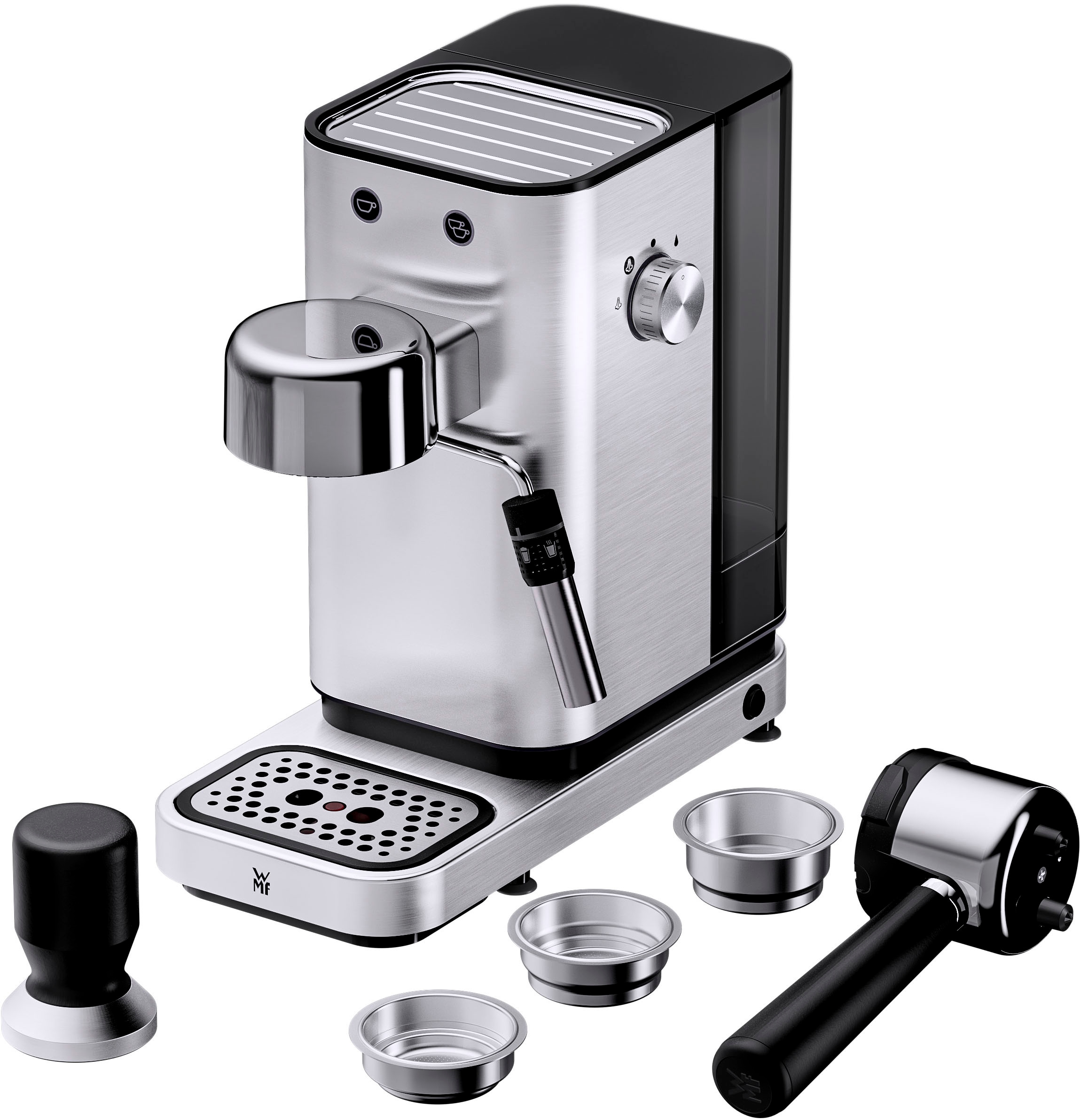 WMF Espressomaschine »Lumero«, kompakt, dezente LED-Beleuchtung, 15 bar, 1350 Watt, Milchschaumdüse
