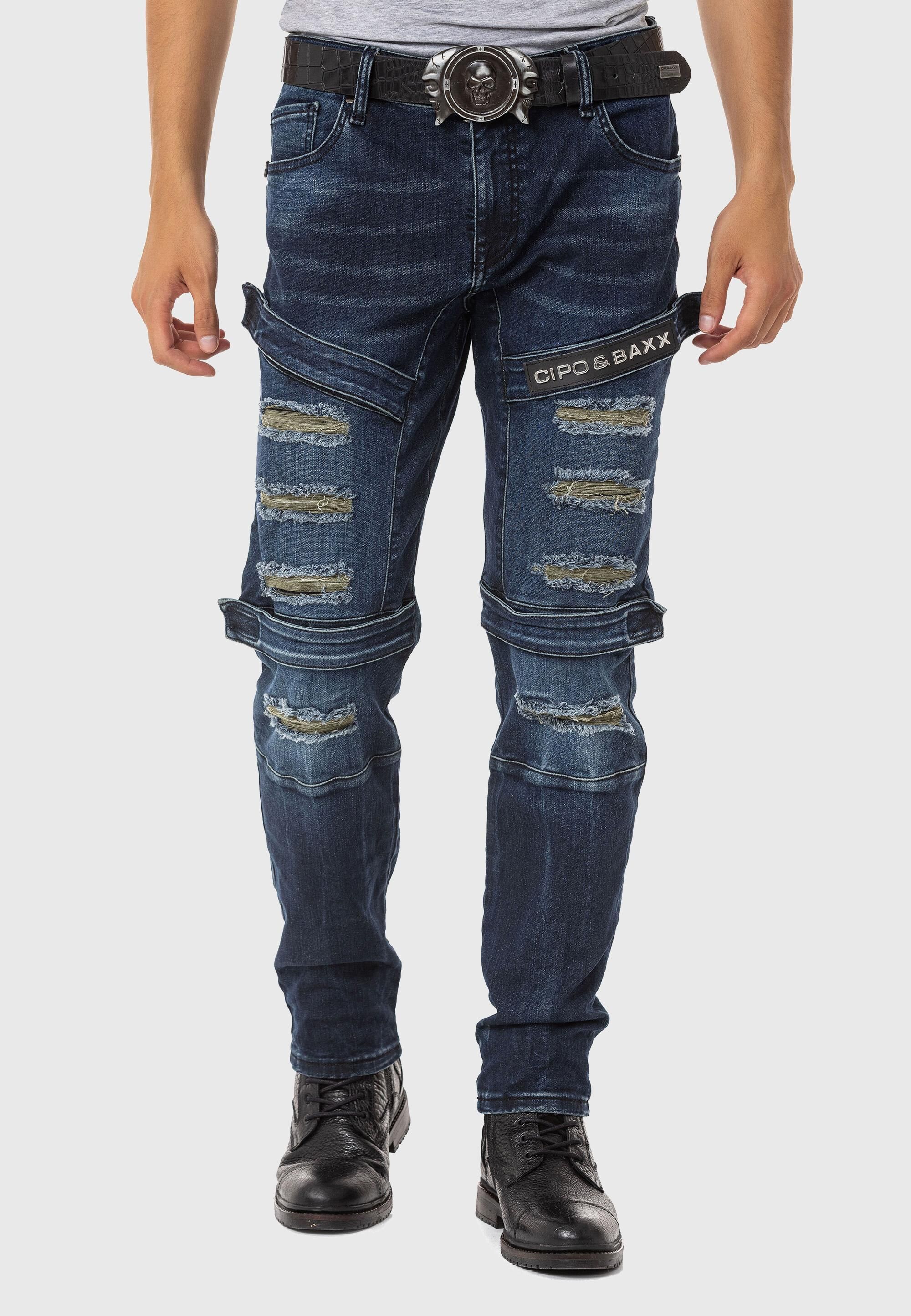 Cipo & Baxx 5-Pocket-Jeans "Cipo & Baxx Jeans" im destroyed Look