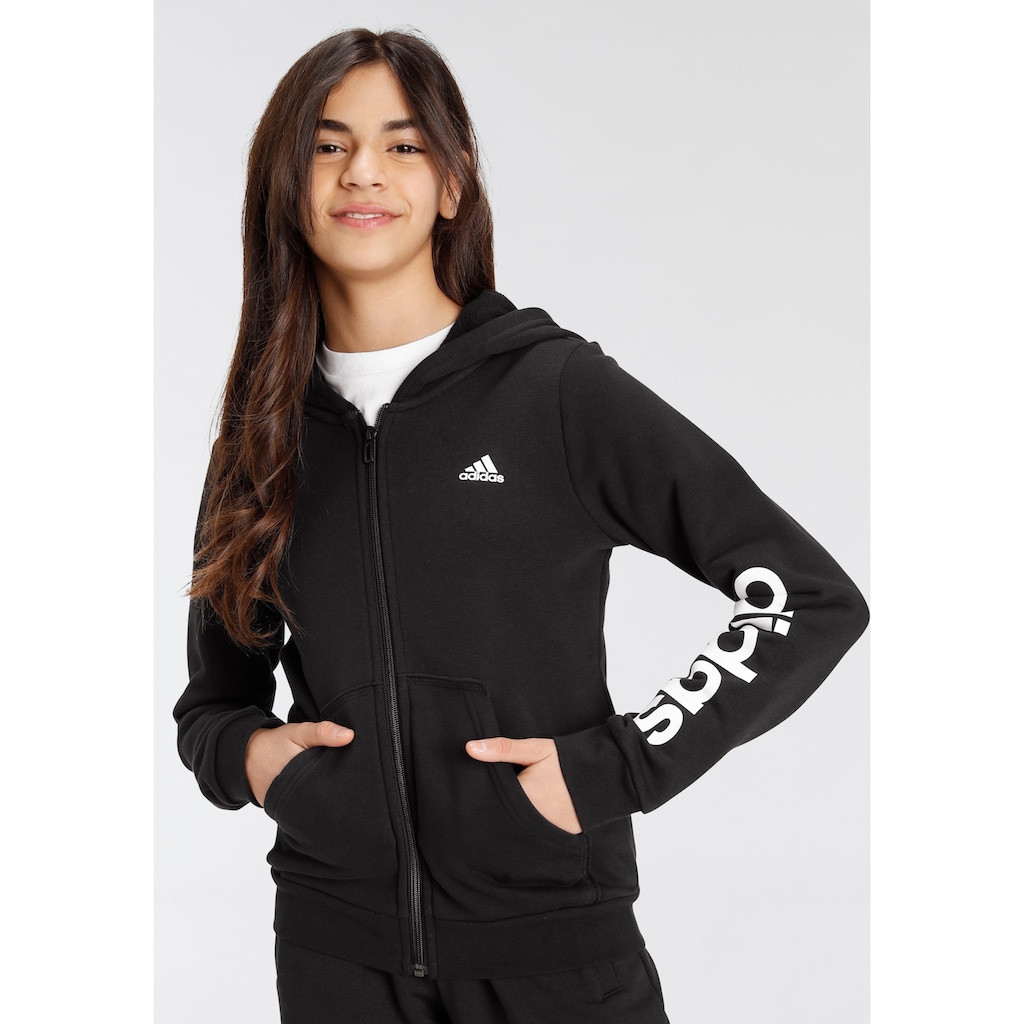 adidas Sportswear Kapuzensweatjacke »ESSENTIALS LINEAR LOGO KAPUZENJACKE«, (1 tlg.)