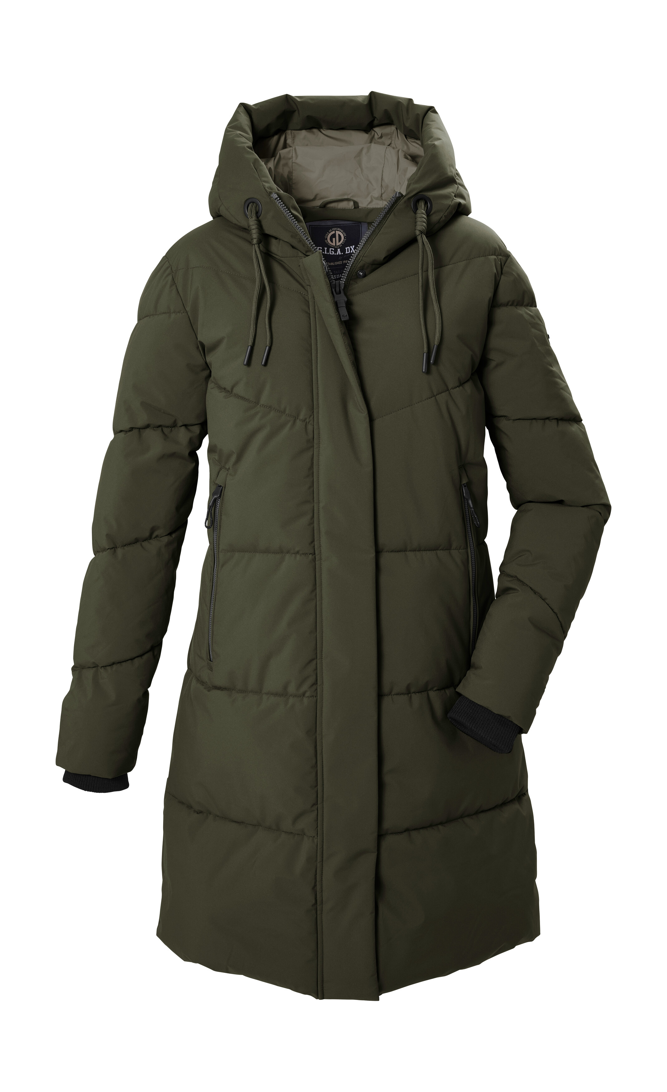 G.I.G.A. DX by killtec Steppmantel "GW 31 WMN QLTD PRK" Winddichter, wasserabweisender Damen Steppparka mit Kapuze