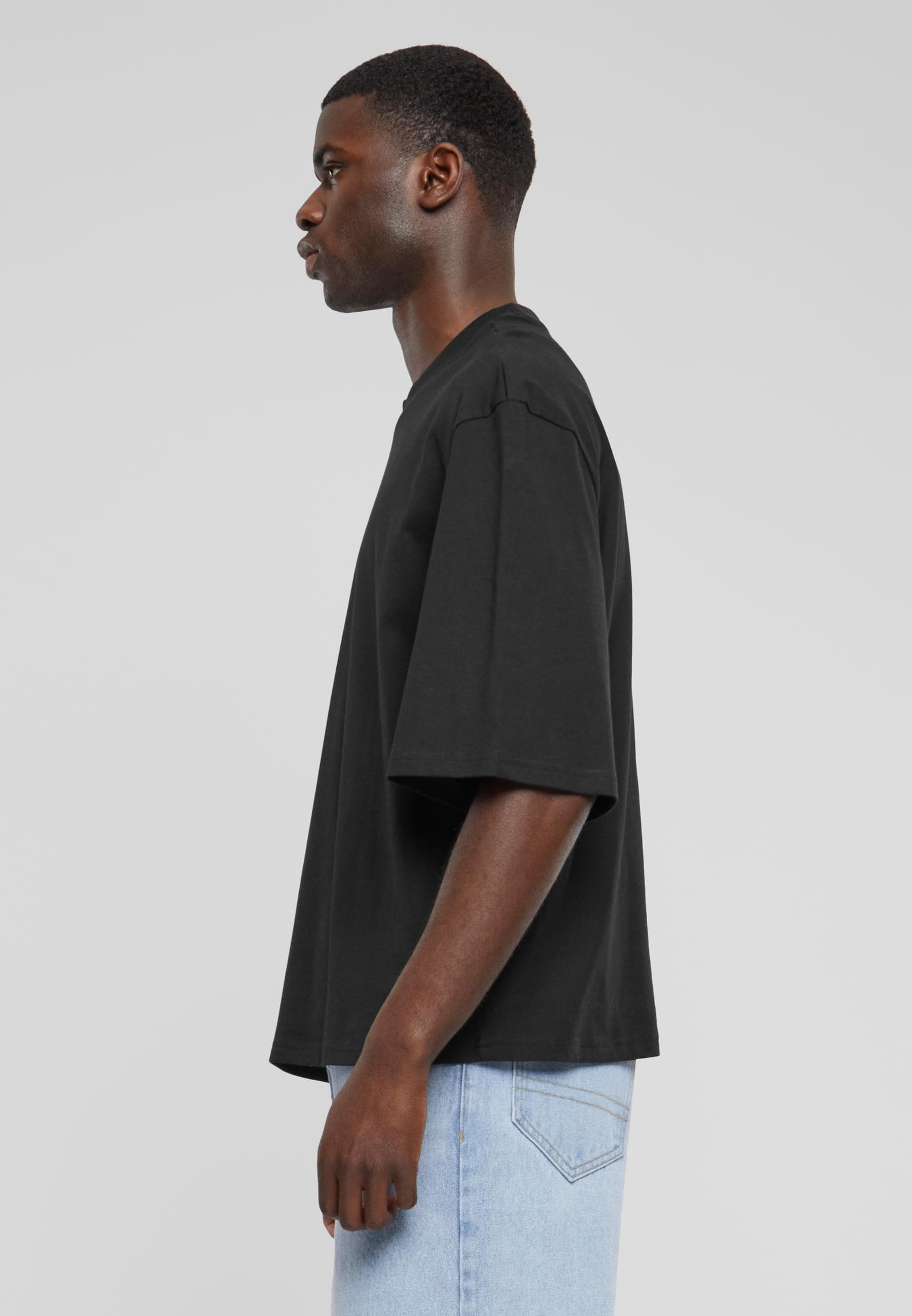 URBAN CLASSICS T-Shirt »Urban Classics Herren Organic Oversized Cropped Tee« 1 Stk. tlg.
