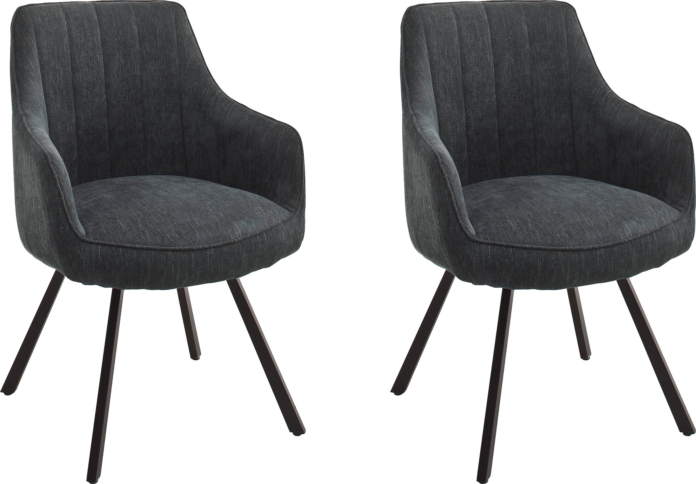 MCA furniture Esszimmerstuhl "Sassello" (Set) 2 Stk. Stuhl 180drehbar mit N günstig online kaufen