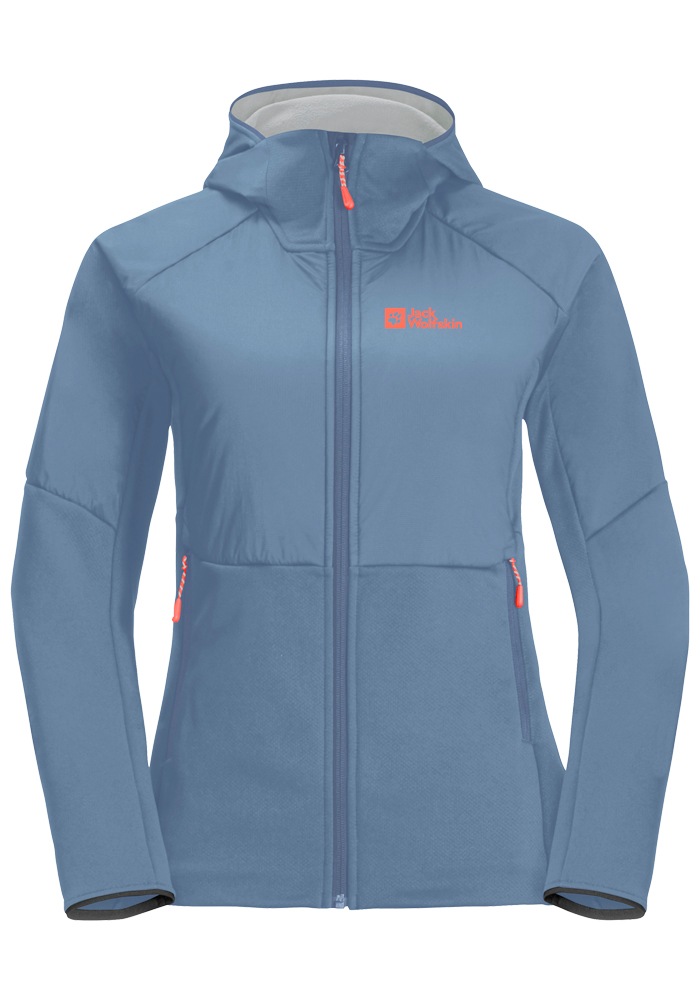Jack Wolfskin Kapuzenfleecejacke »ALPGRAT PRO INS FZ W«, mit Kapuze