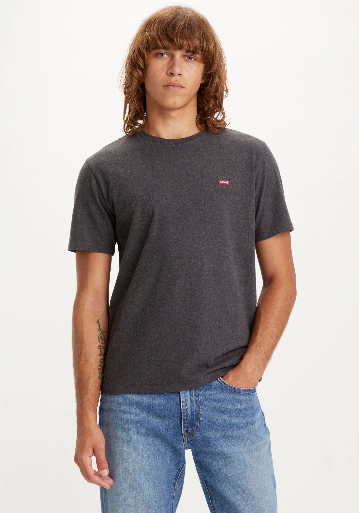 Levis T-Shirt "ORIGINAL HM TEE" mit Logo Print günstig online kaufen