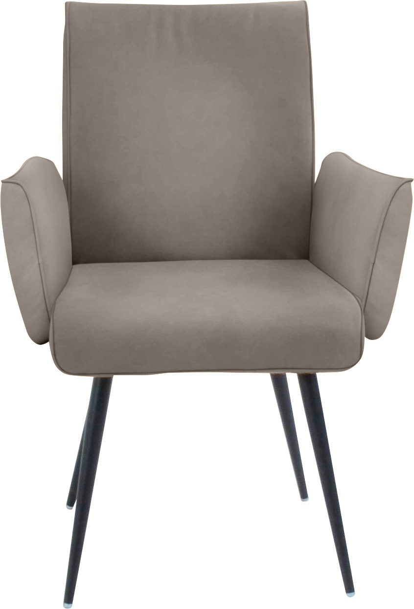 K+W Komfort & Wohnen Armlehnstuhl "Giacomo I" () 1 Stk.4- Fuß-Armlehnenstuh günstig online kaufen