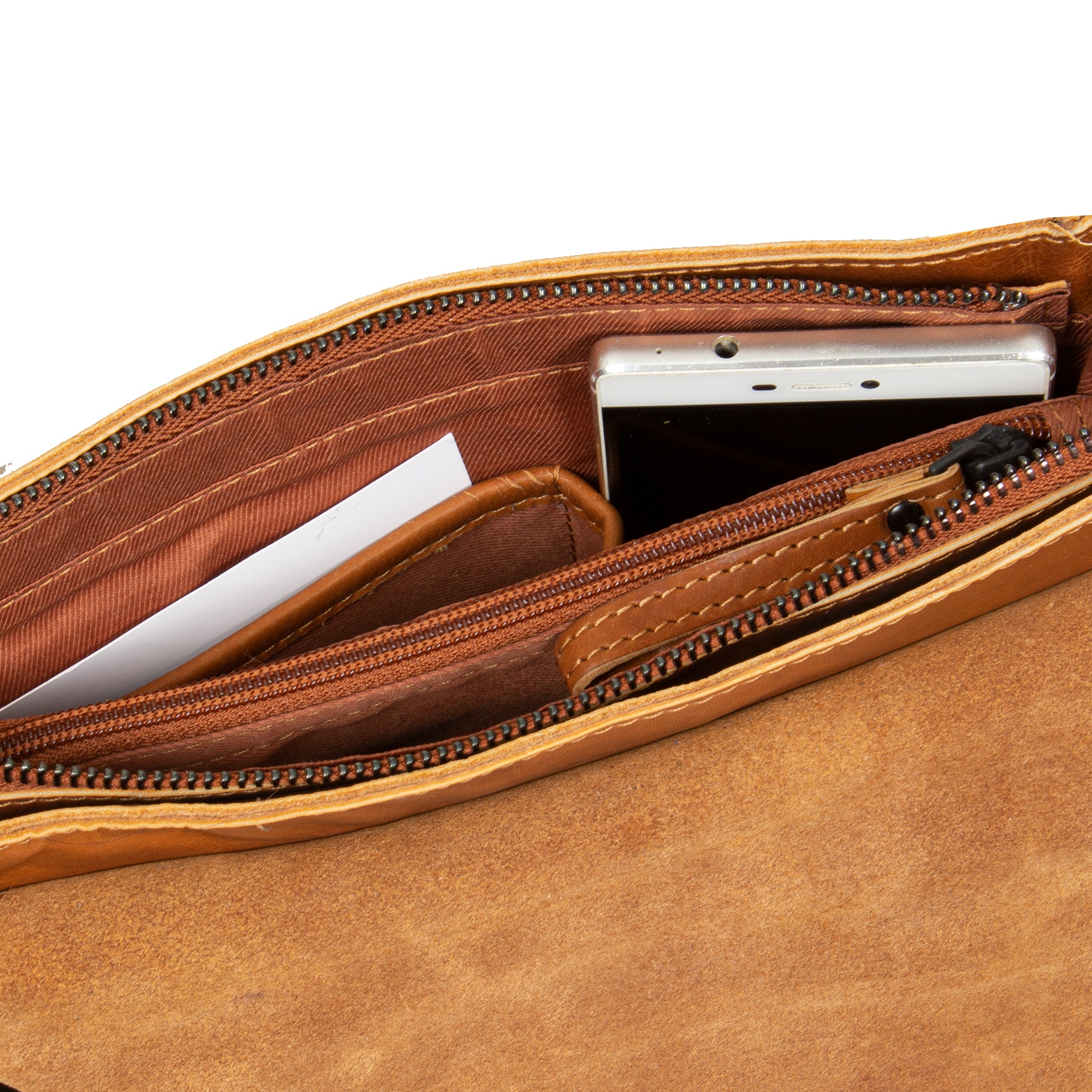 MUSTANG Schultertasche »San Marino« , Herren Umhängetasche, Businessbag mit Nieten und Logo