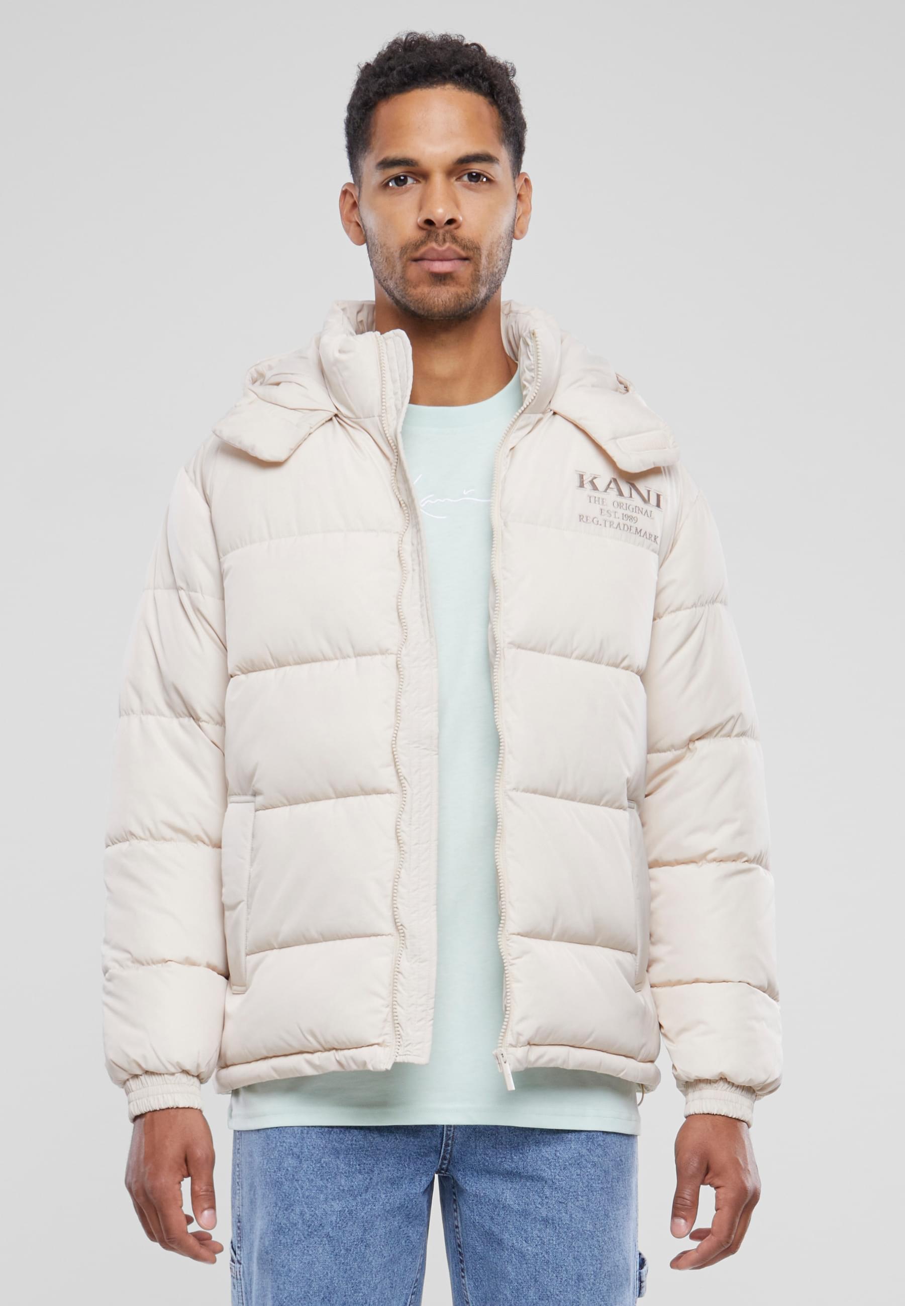 Karl Kani Winterjacke »Karl Kani Herren KM233-058-3 KK Retro Hooded Puffer Jacket«, (1 St.), ohne Kapuze