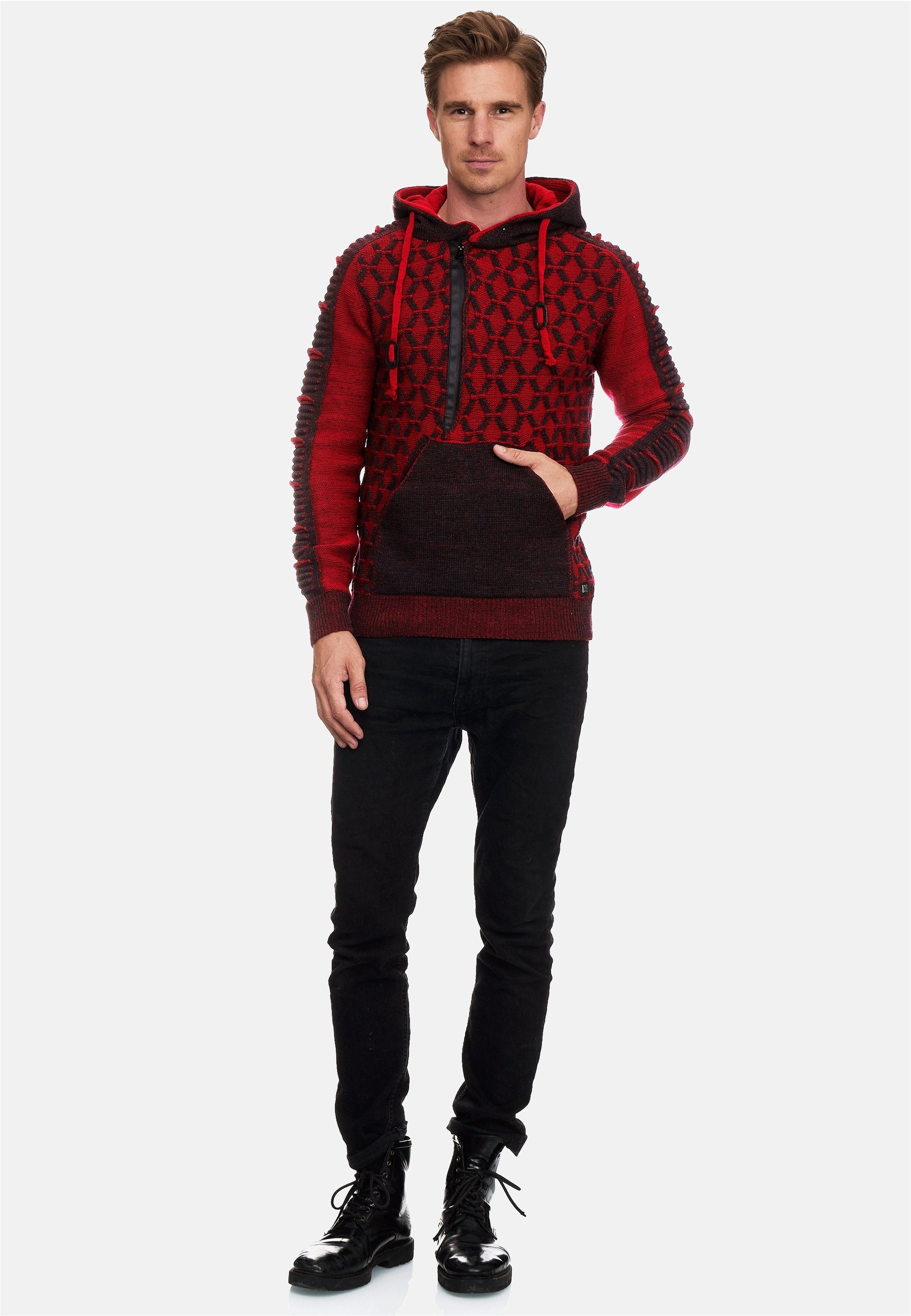Rusty Neal Kapuzensweatshirt , in ausgefallenem Design
