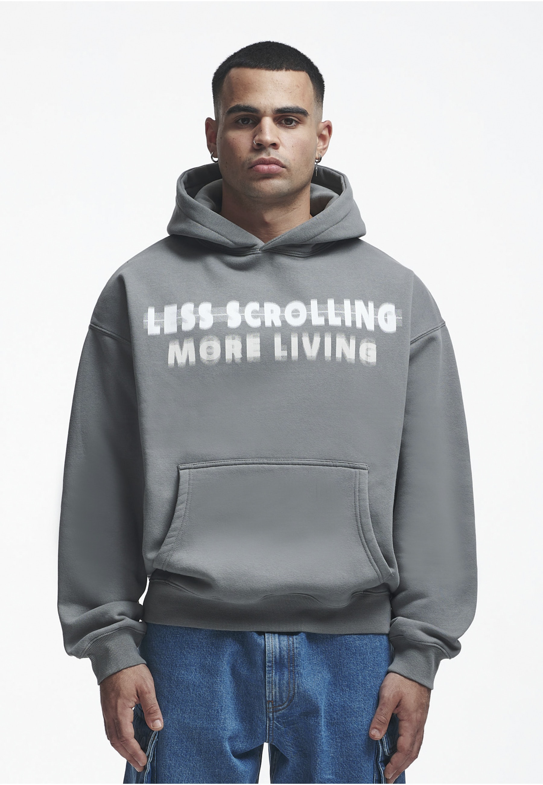 2Y Studios Kapuzenpullover "2Y Studios Herren 2Y Less Scrolling Oversize Ho günstig online kaufen