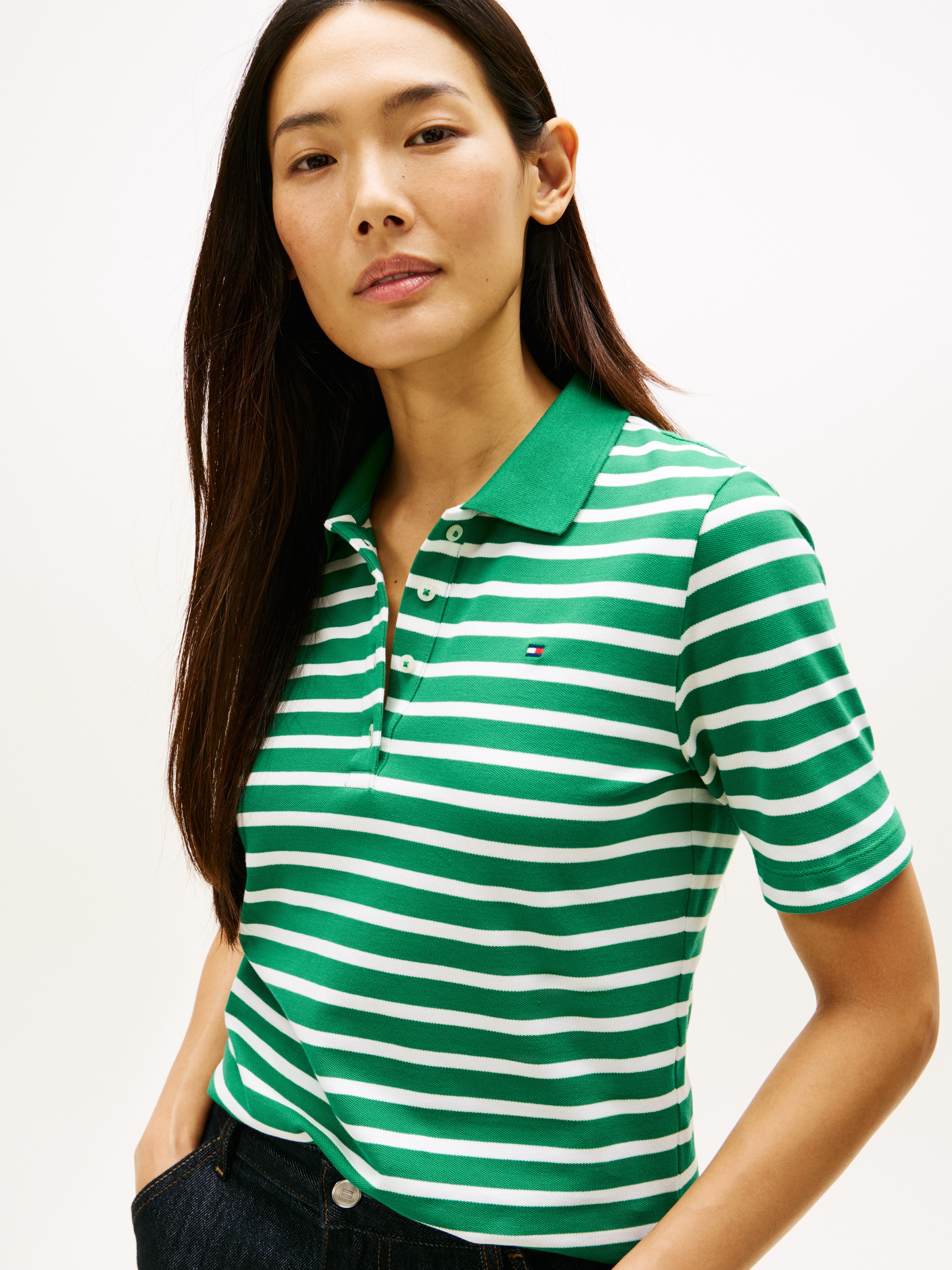 Tommy Hilfiger Poloshirt "Regular Fit Pique Premium Polo" günstig online kaufen