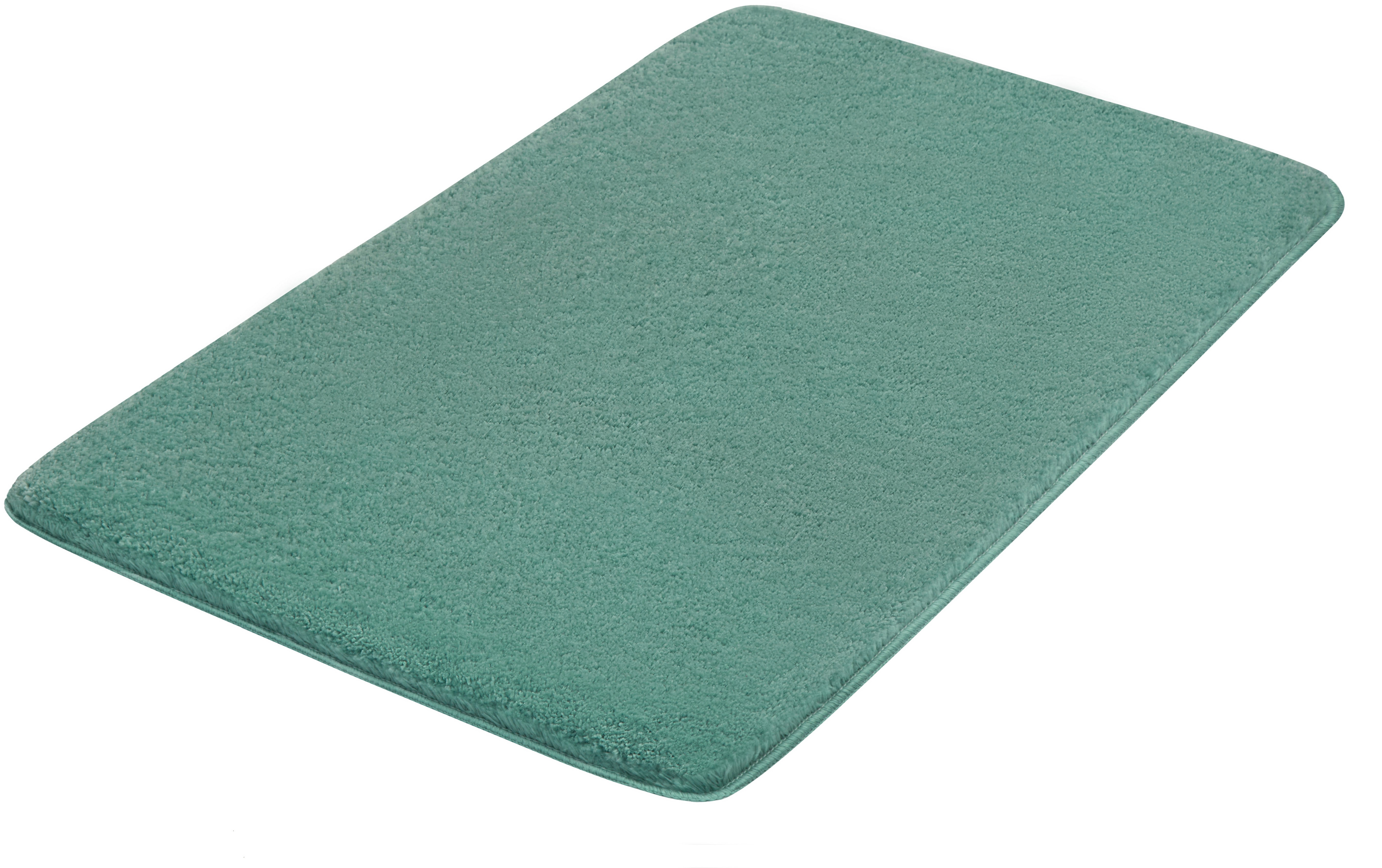Kleine Wolke Badematte "Meadow, Badvorleger, Badezimmer Teppich" Höhe 30 mm rutschhemmend beschichtet fußbodenheizungsgeeignet Badteppich, Uni Farben