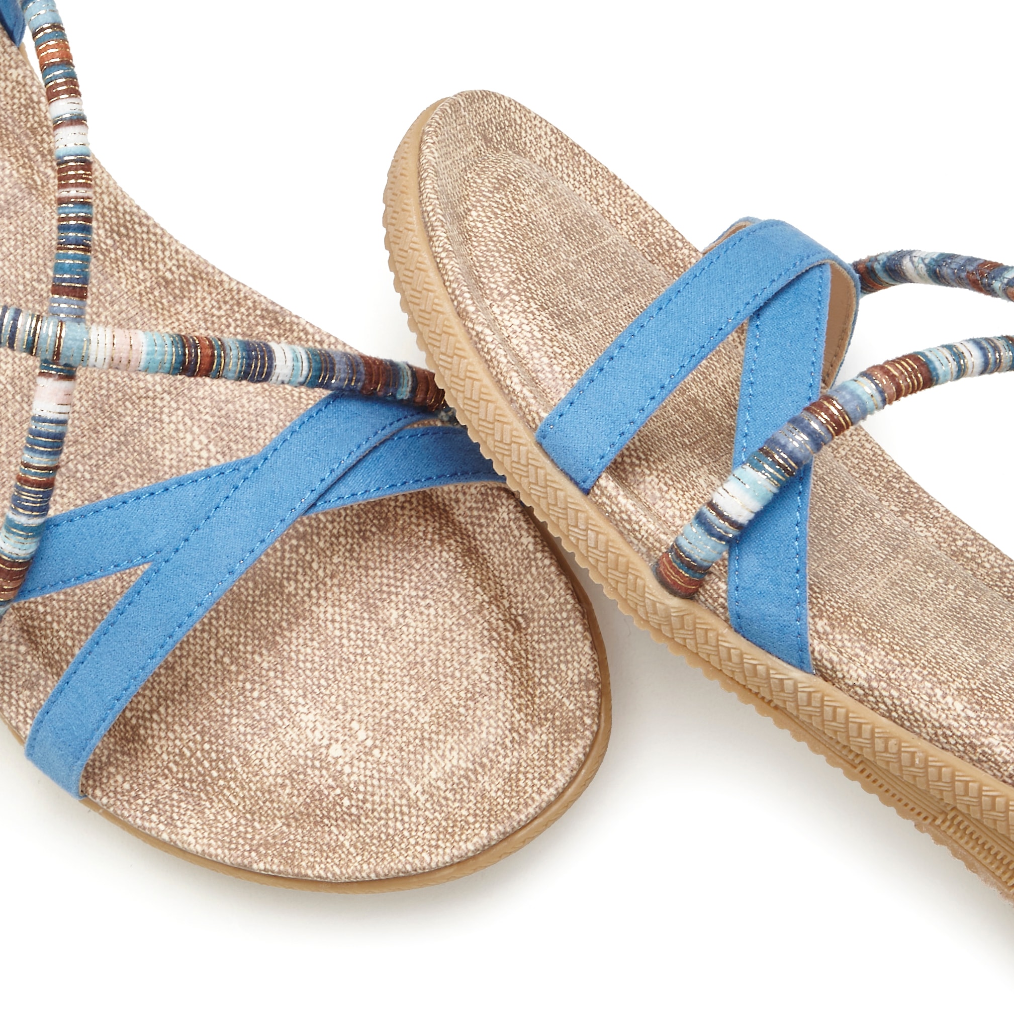 Vivance Sandale »Sommerschuh«, mit dezenten Schmuckelementen, Sandalette, Sommerschuh VEGAN