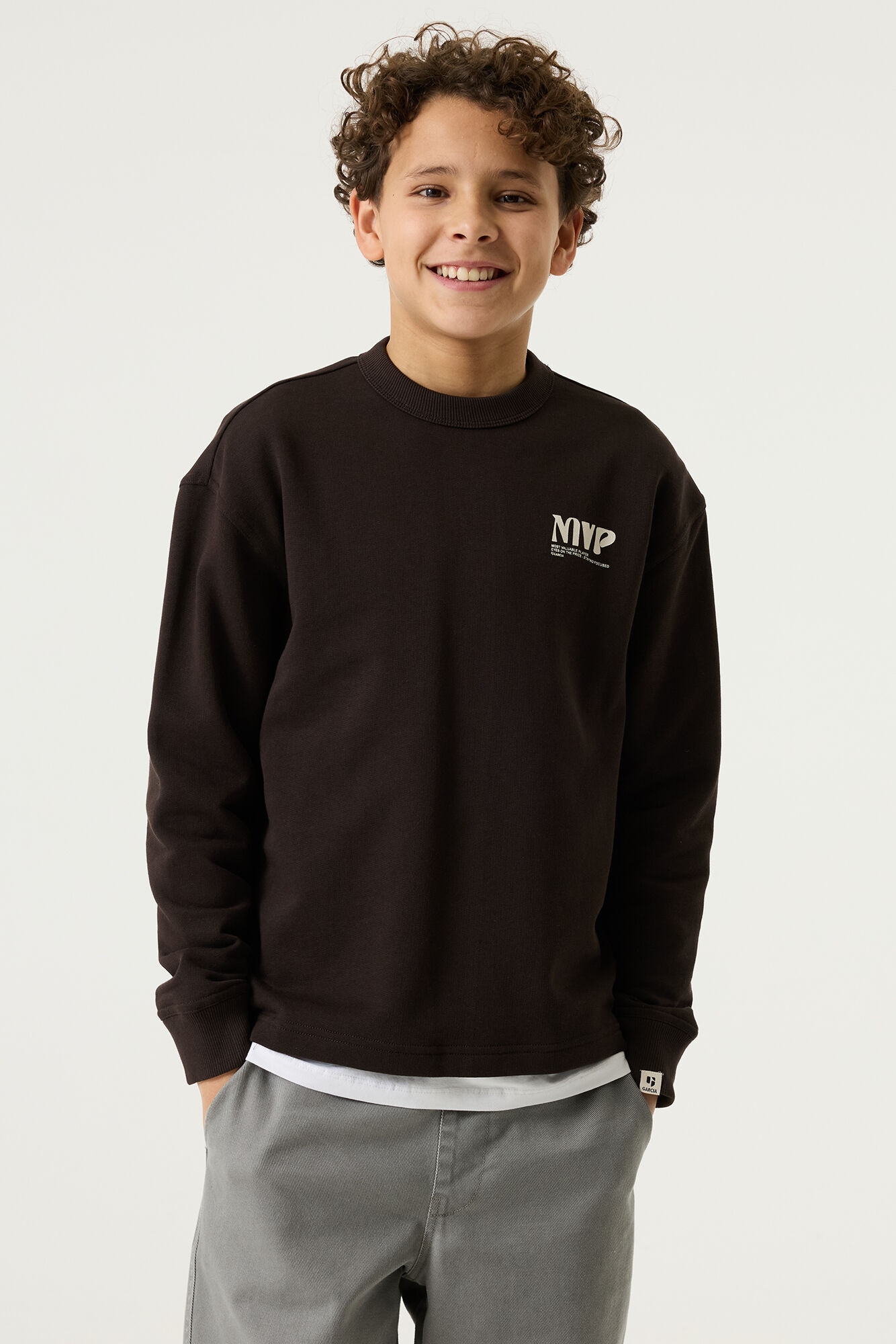 Garcia Sweater, Mit Rippbündchen