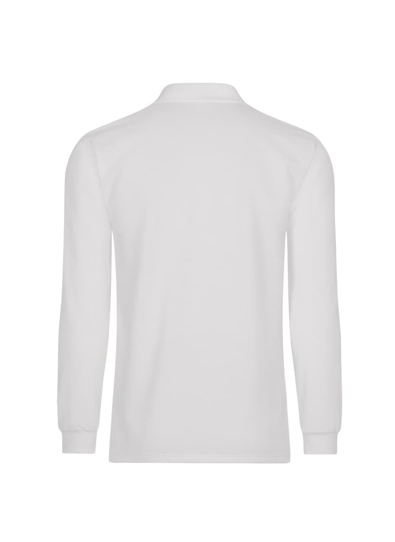 Trigema Poloshirt "TRIGEMA Langarm Poloshirt aus Baumwolle" günstig online kaufen