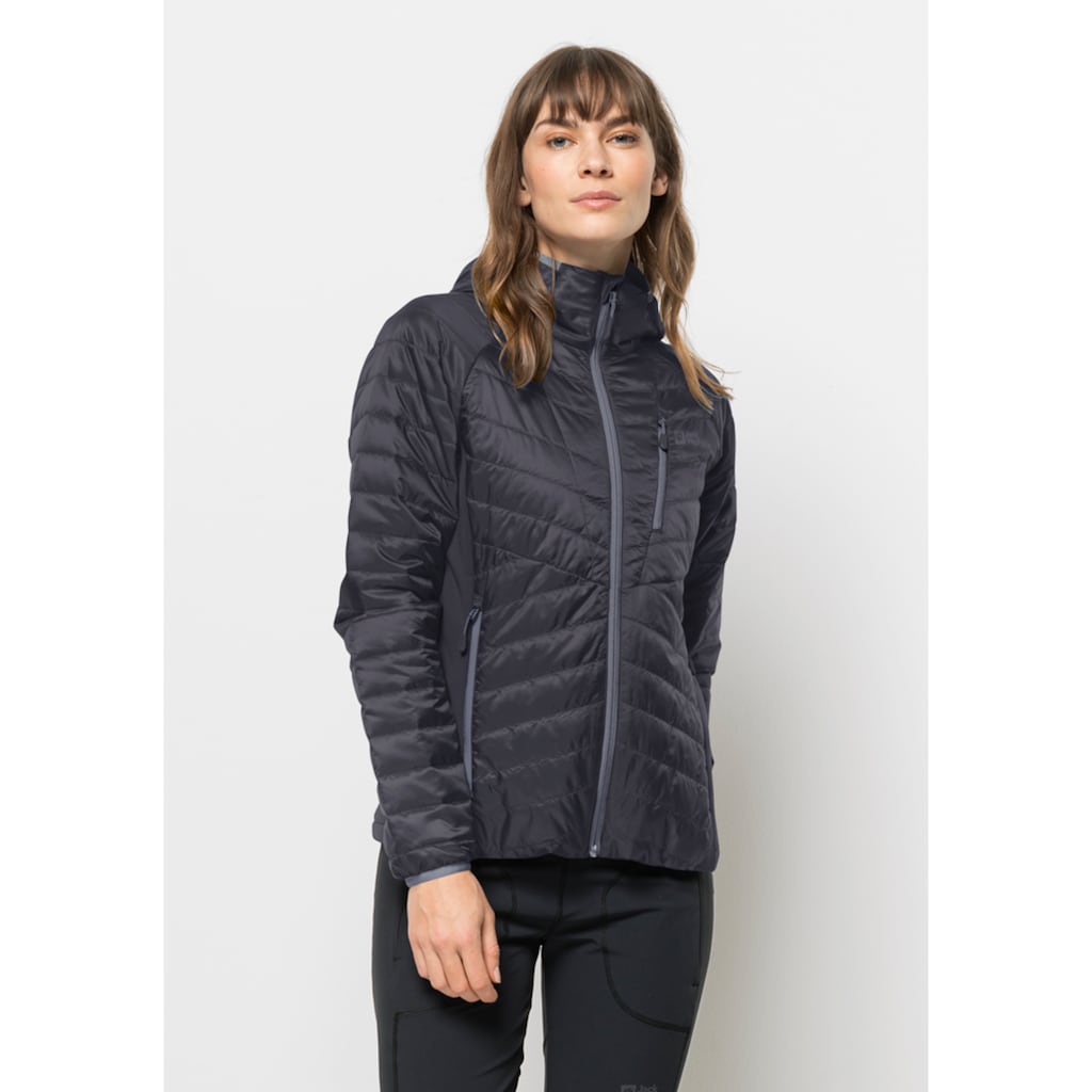 Jack Wolfskin Steppjacke »ROUTEBURN PRO INS JKT W«, mit Kapuze