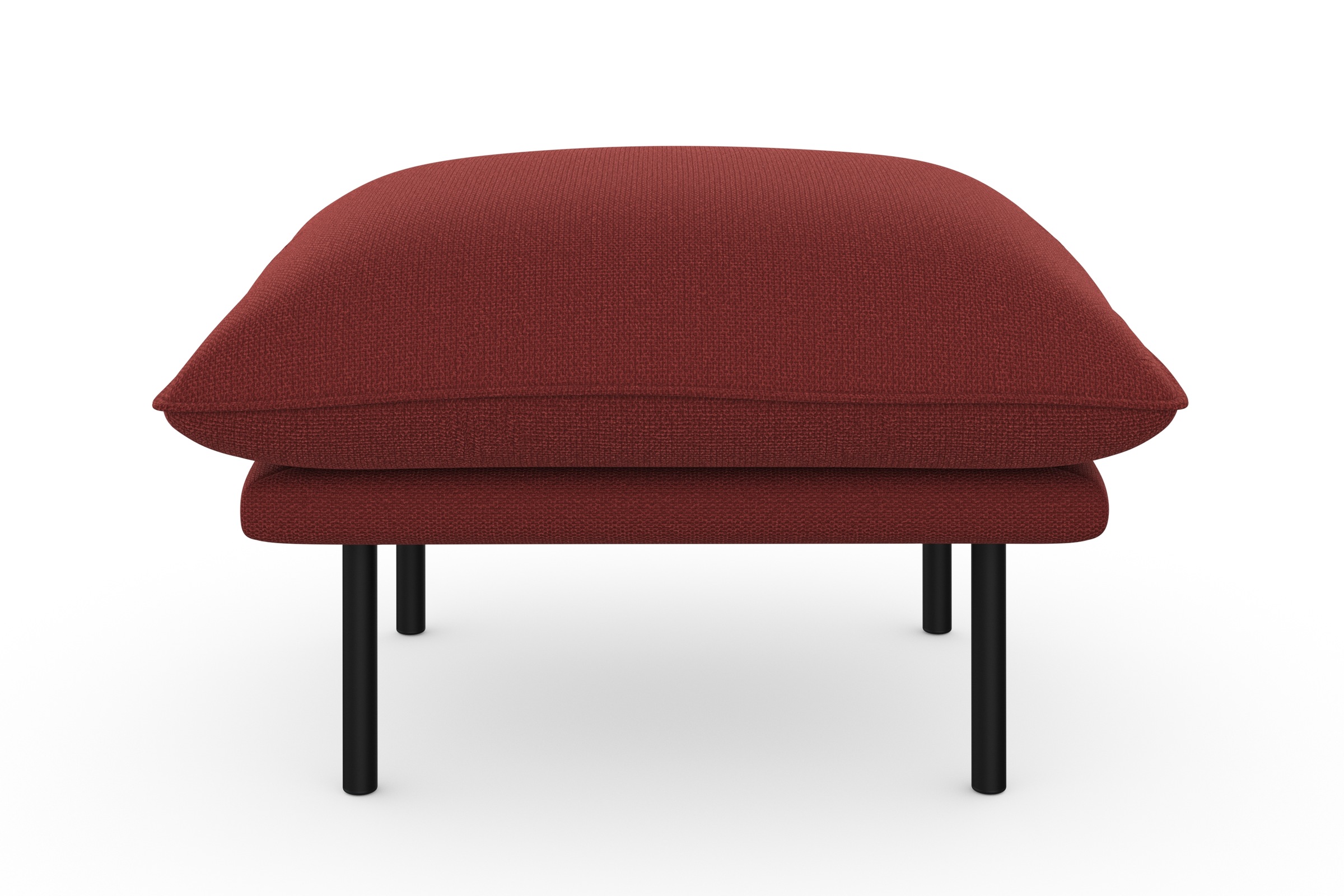 andas Polsterhocker »Stine«, Besonderes Design durch Kissenoptik und Keder, by Morten Georgsen