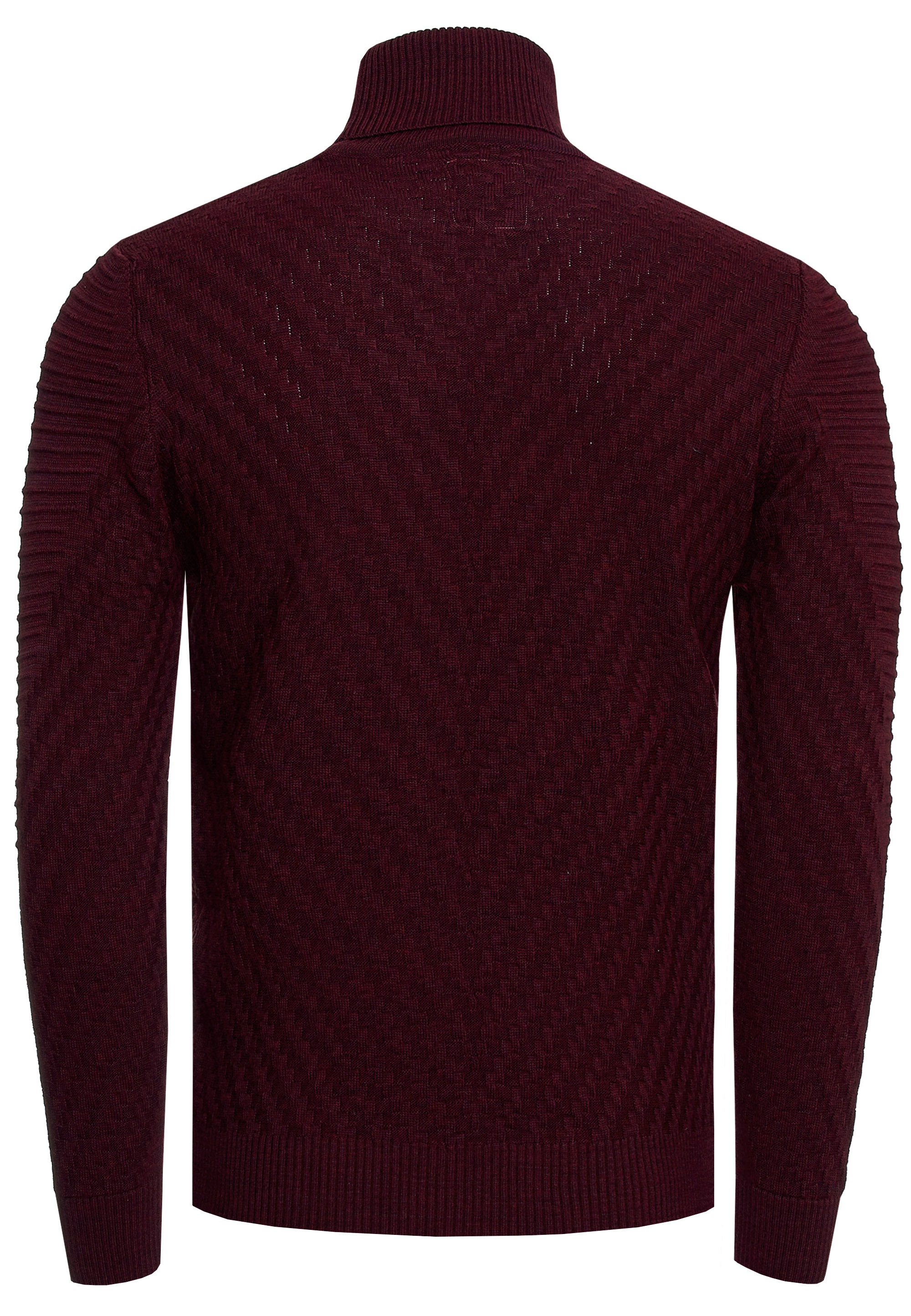 Rusty Neal Rollkragenpullover, in stilvollem Feinstrick