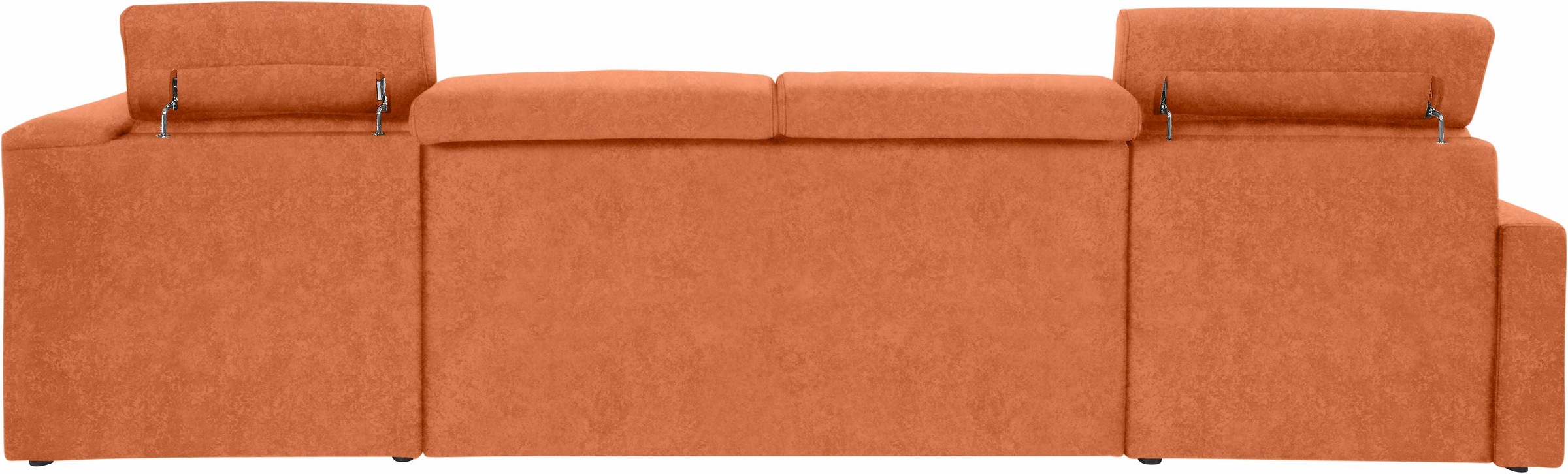 DOMO collection Wohnlandschaft »Ava moderne Sitzheftung mit toller Doppelnaht, komfortabel, U-Form«, mit Federkern, wahlweise mit Kopfteilverstellungen