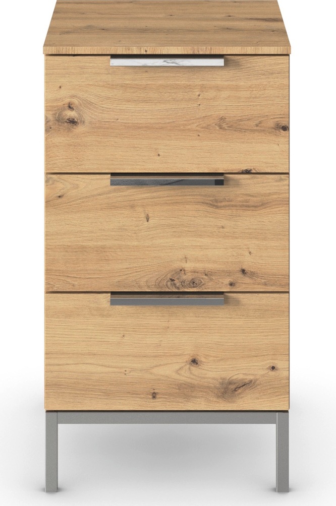 rauch Nachtkommode »Nachttisch Nachtschrank Nachtkonsole FLIPP«, (Breite 40 cm), mit 3 Schubladen und Soft-Close-Funktion