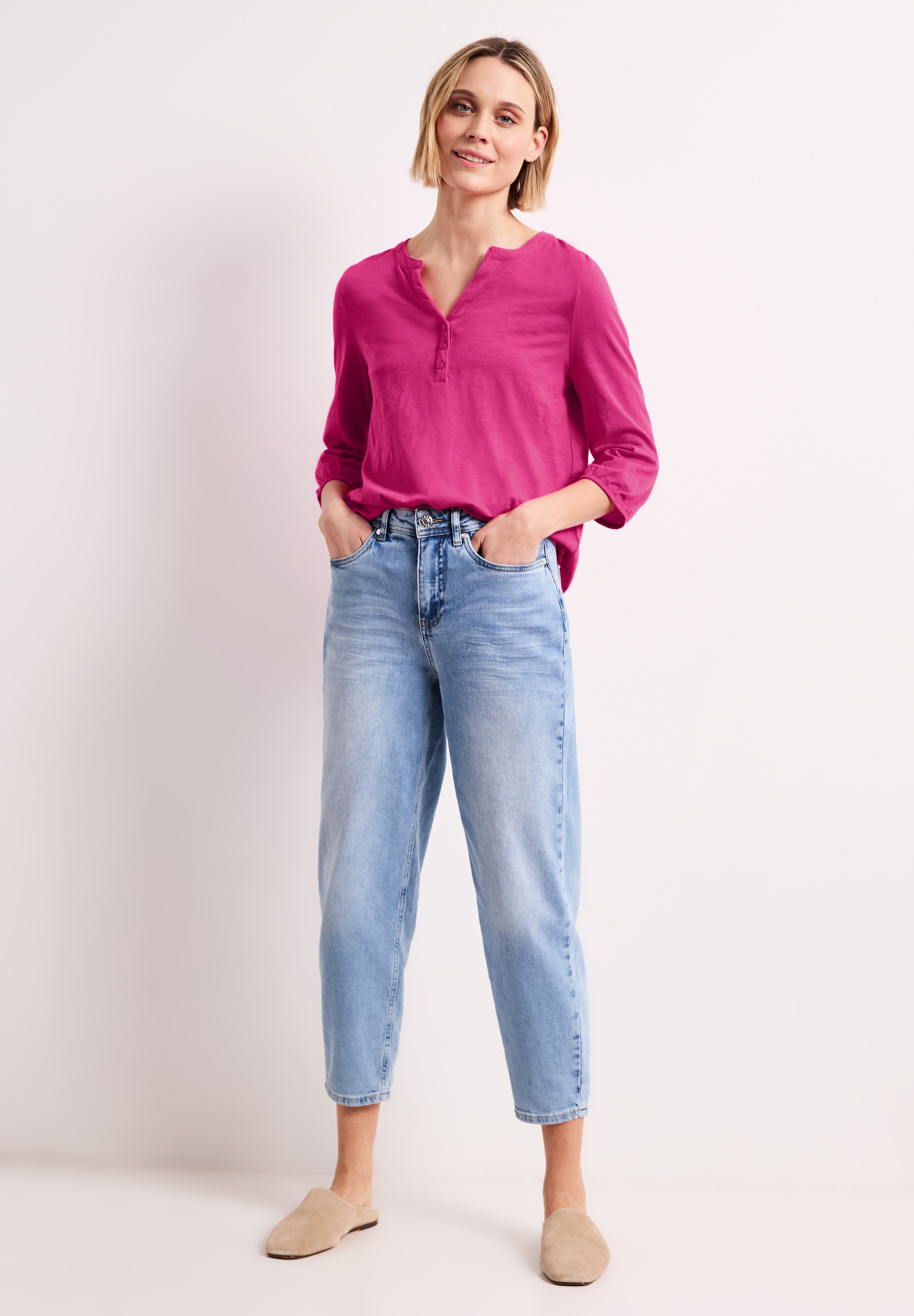 STREET ONE Tunikashirt mit 3/4 Ärmeln