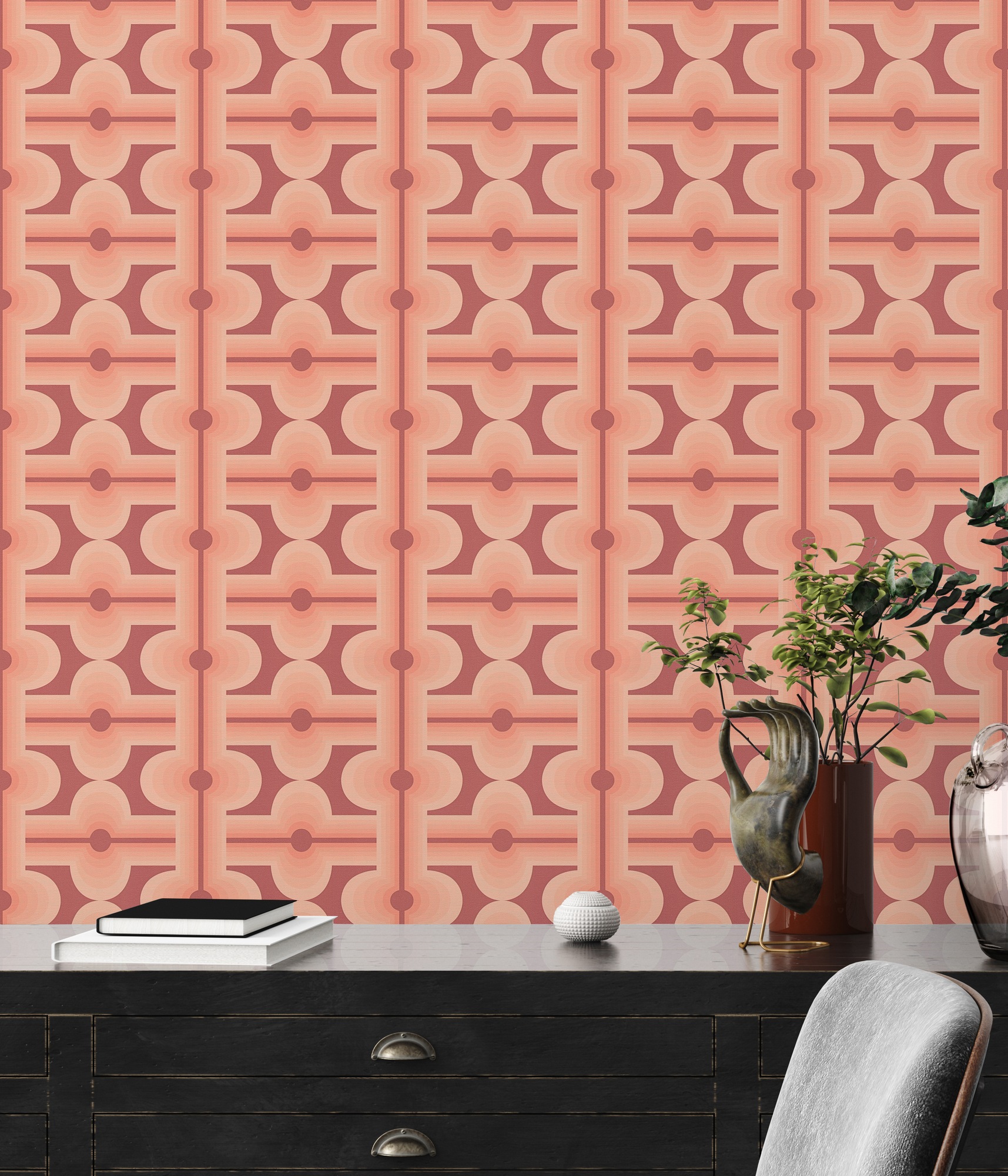 A.S. Création Vliestapete "Retro Chic 3D-Tapete Mustertapete Vintage 3D" matt strukturiert Vliestapete Kacheln für Schlafzimmer Küche Wohnzimmer 3D Design modern