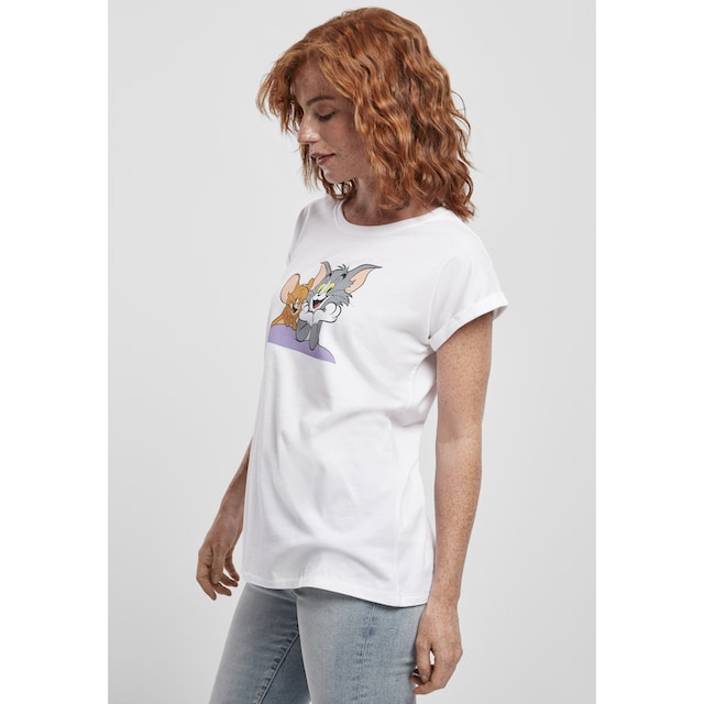 Merchcode Kurzarmshirt »Damen Ladies Tom & Jerry Pose Tee«, (1 tlg.) für  kaufen | BAUR