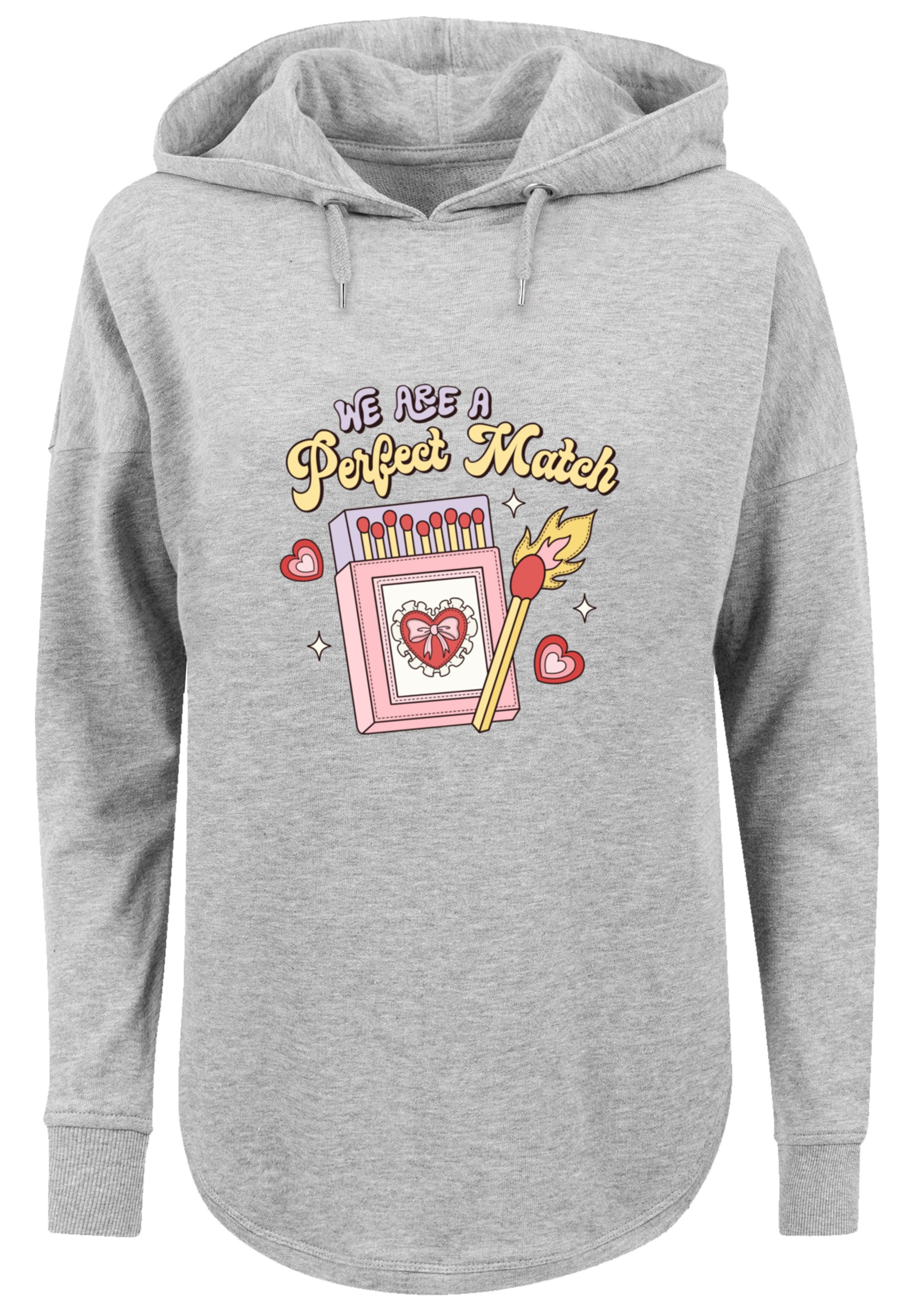 F4NT4STIC Kapuzenpullover »We Are A Perfect Match Love«, Premium Qualität