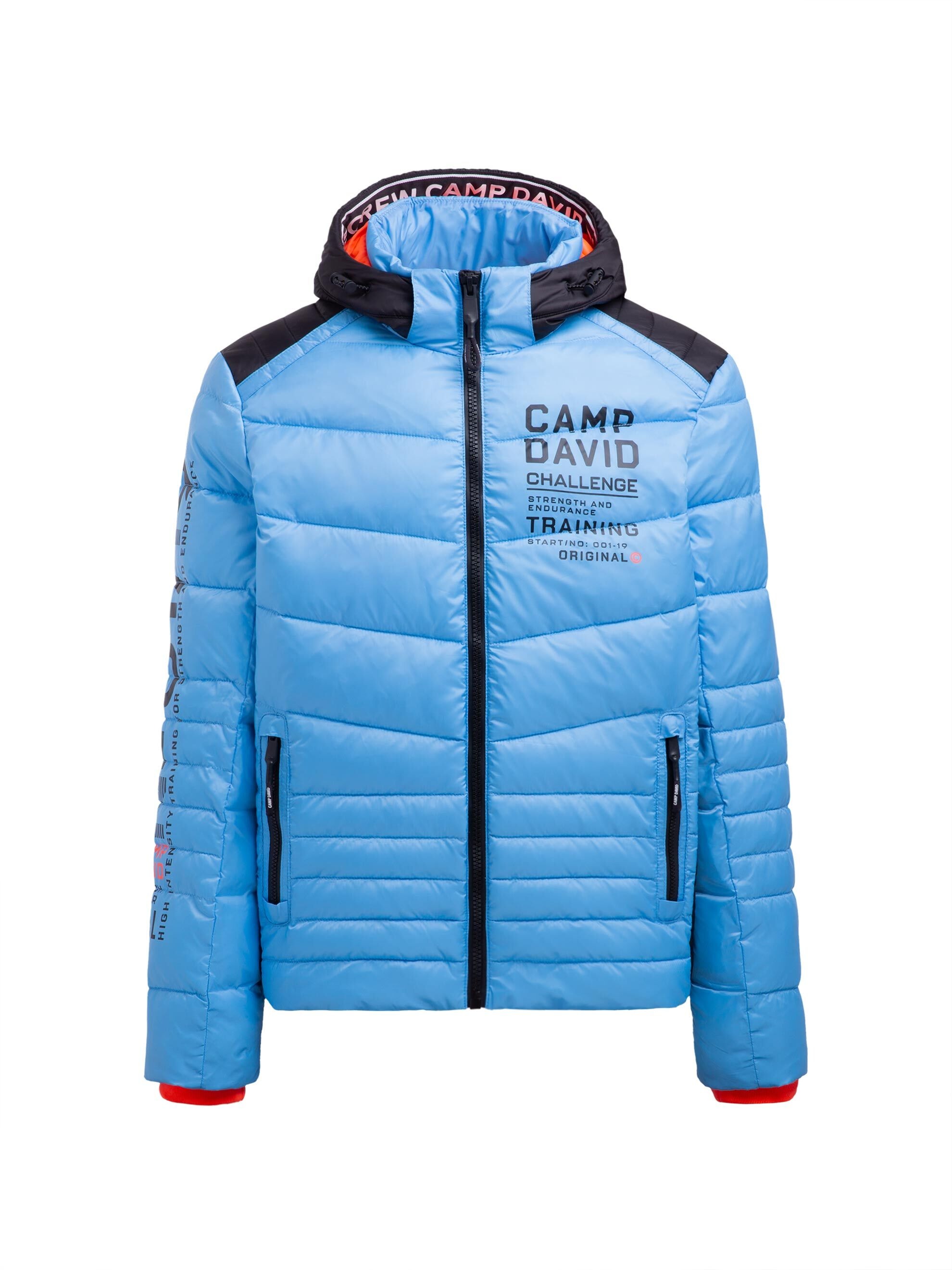 CAMP DAVID Winterjacke mit Kapuze mit Innentaschen