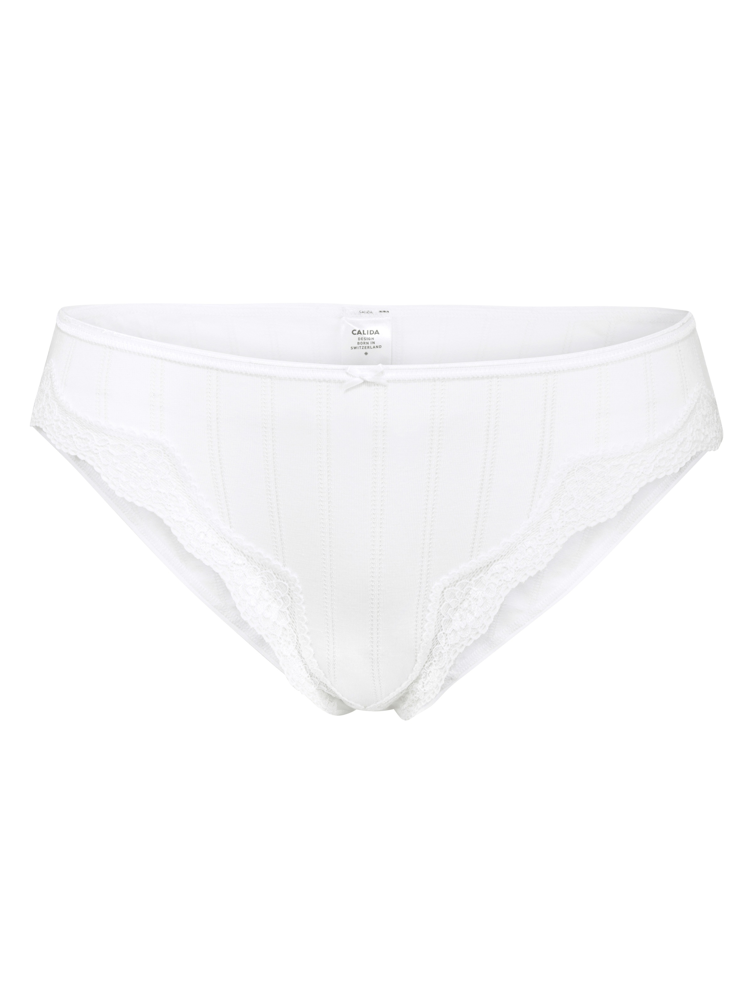 CALIDA Hüftslip "Etude Toujours" Nadelstreifen-Optik, florale Spitze, Regul günstig online kaufen