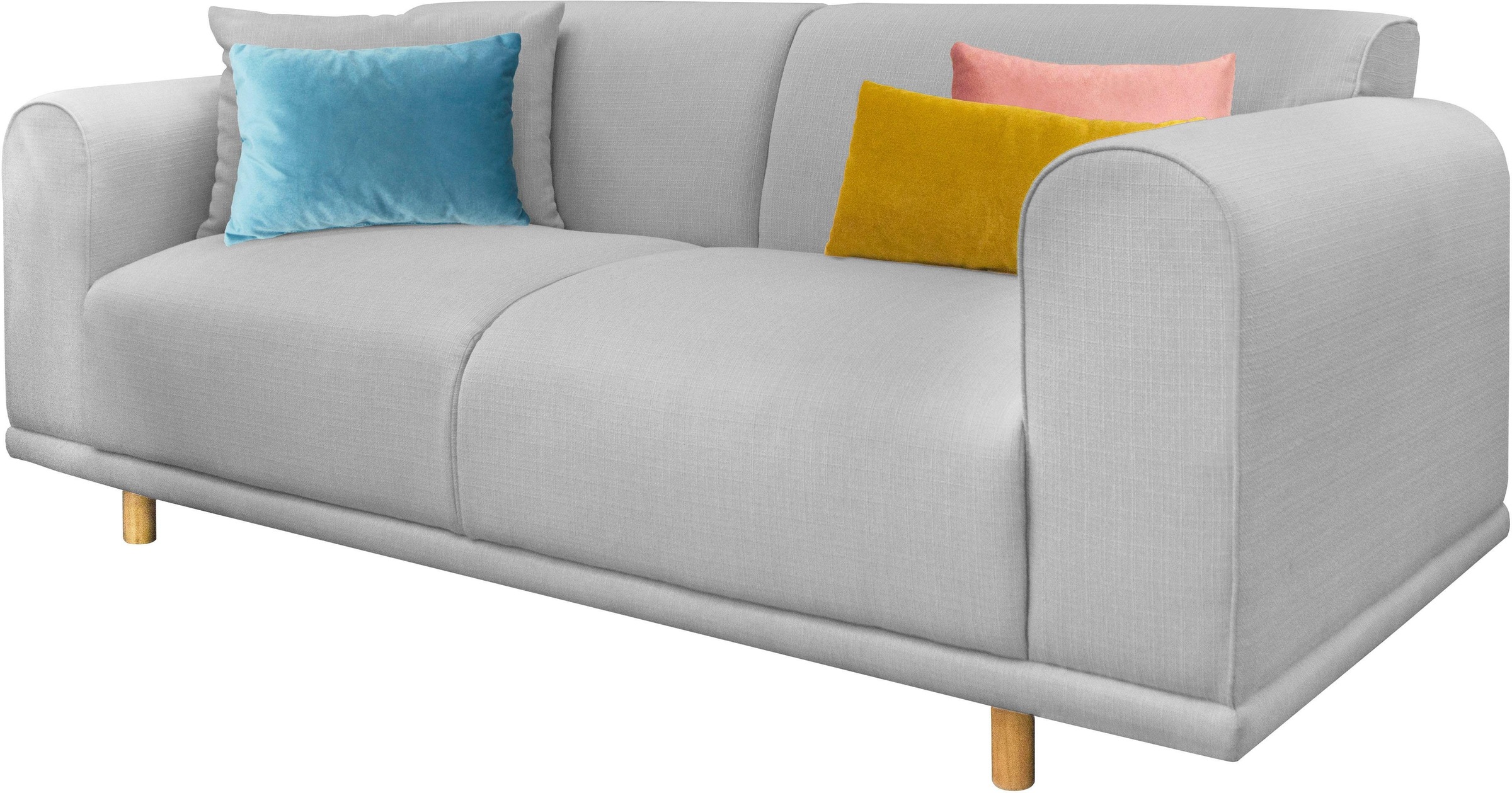 OTTO home 2-Sitzer "Maroon" in skandinavischem Design, mit losen Kissen günstig online kaufen