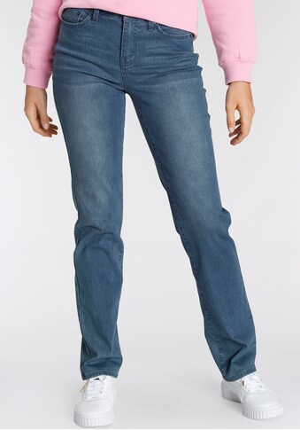H.I.S Straight-Jeans »High-Waist«, Ökologische, wassersparende Produktion durch OZON WASH kaufen