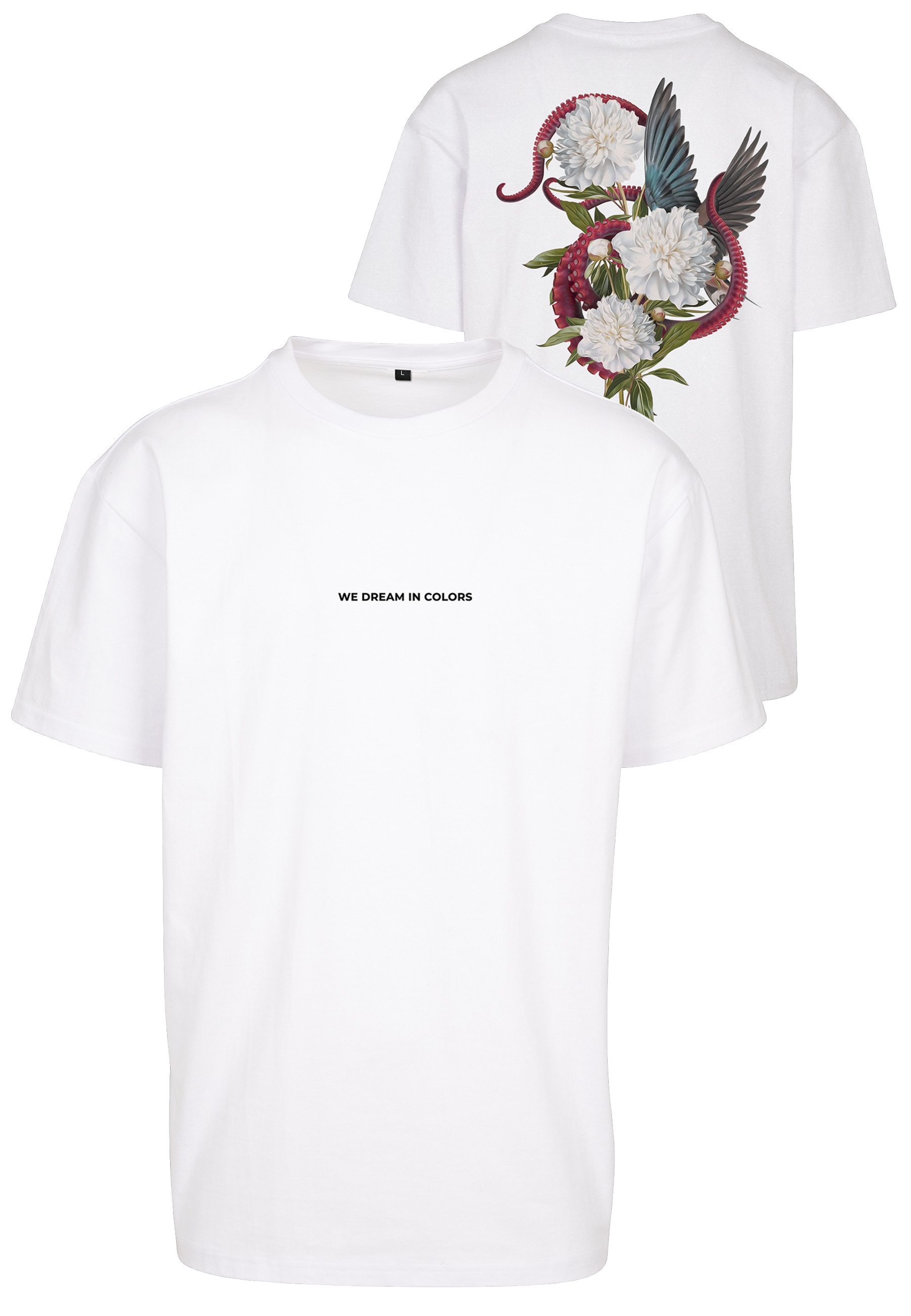 Upscale by Mister Tee Kurzarmshirt "Upscale by Mister Tee Unisex We Dream in Colors Oversize Tee" 1 Stk.