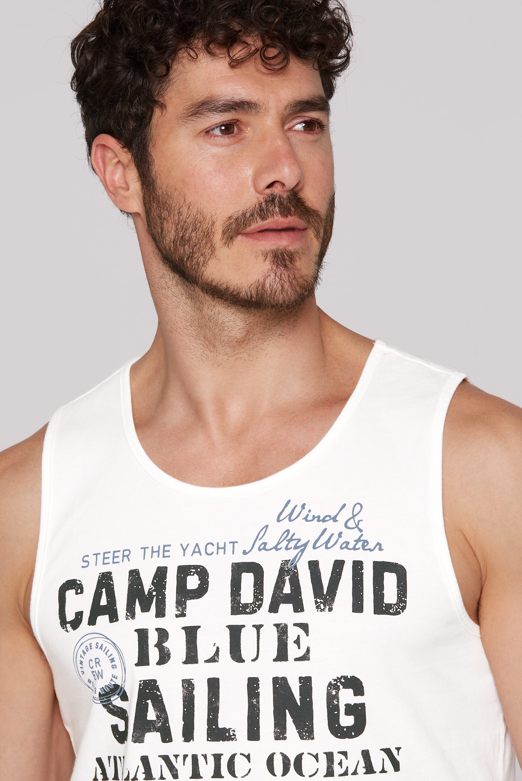 CAMP DAVID Tanktop, aus Baumwolle