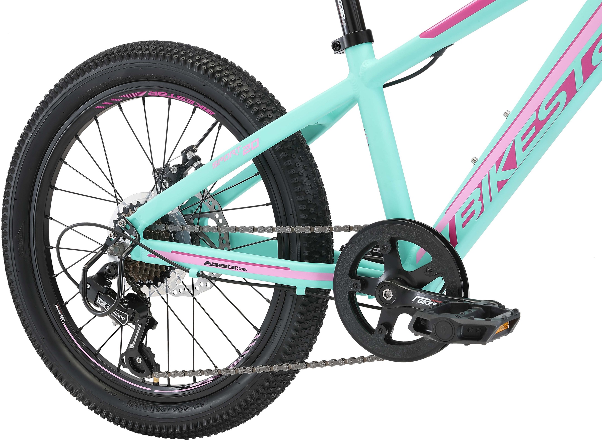 Bikestar Jugendfahrrad 7 Gang Shimano RD-TY21 Schaltwerk Kettenschaltung