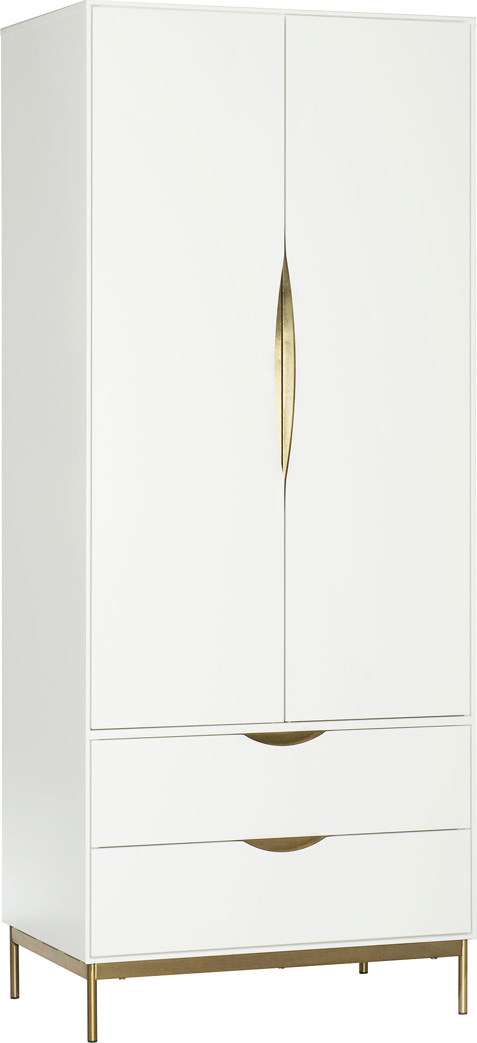 andas Kleiderschrank "KOBE" Schöne Griffe, viel Stauraum, Breite 80 cm, FSC günstig online kaufen