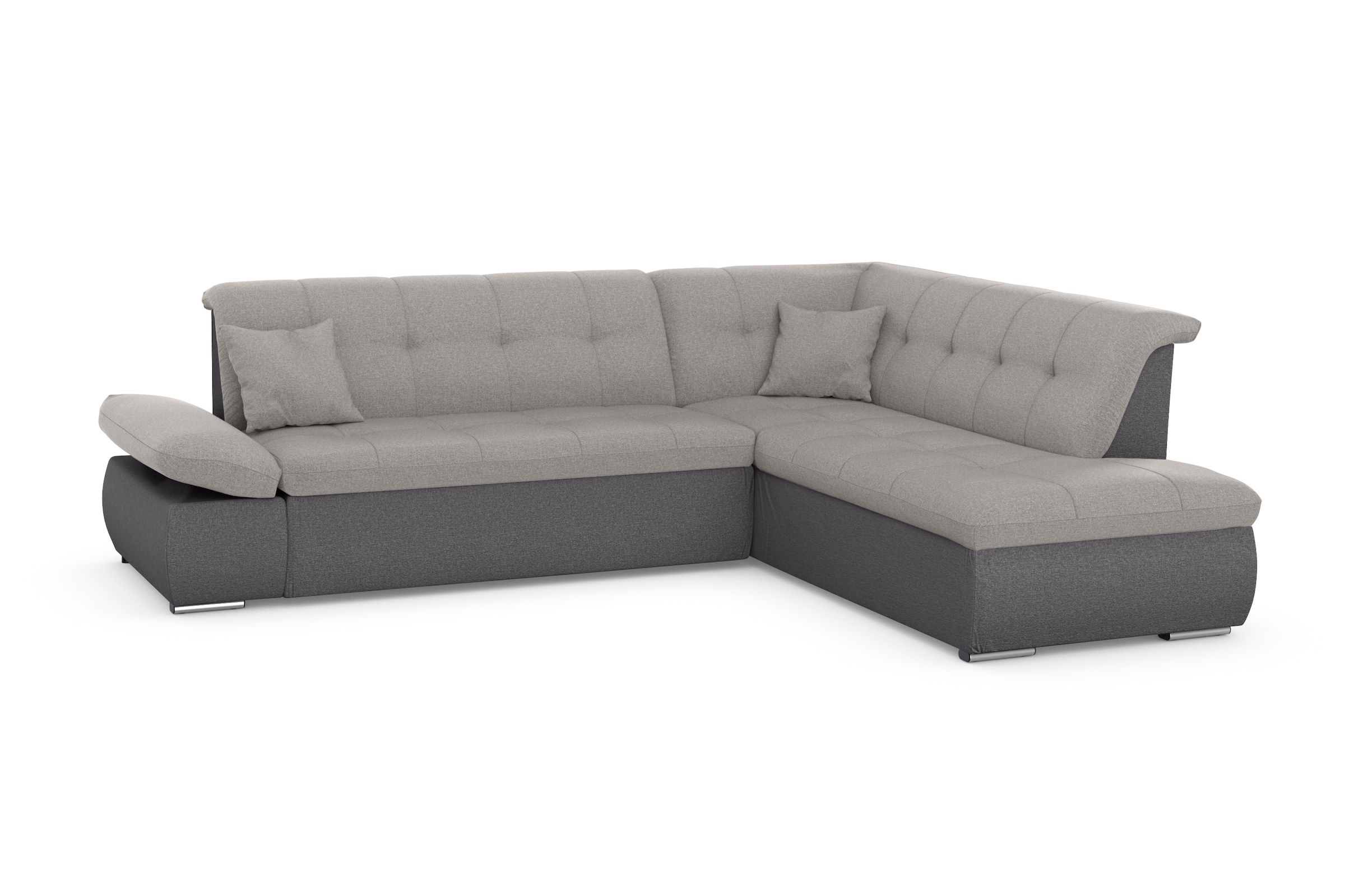 DOMO collection Ecksofa »Moric L-Form«, wahlweise mit Bettfunktion und Armlehnenverstellung, auch in Cord
